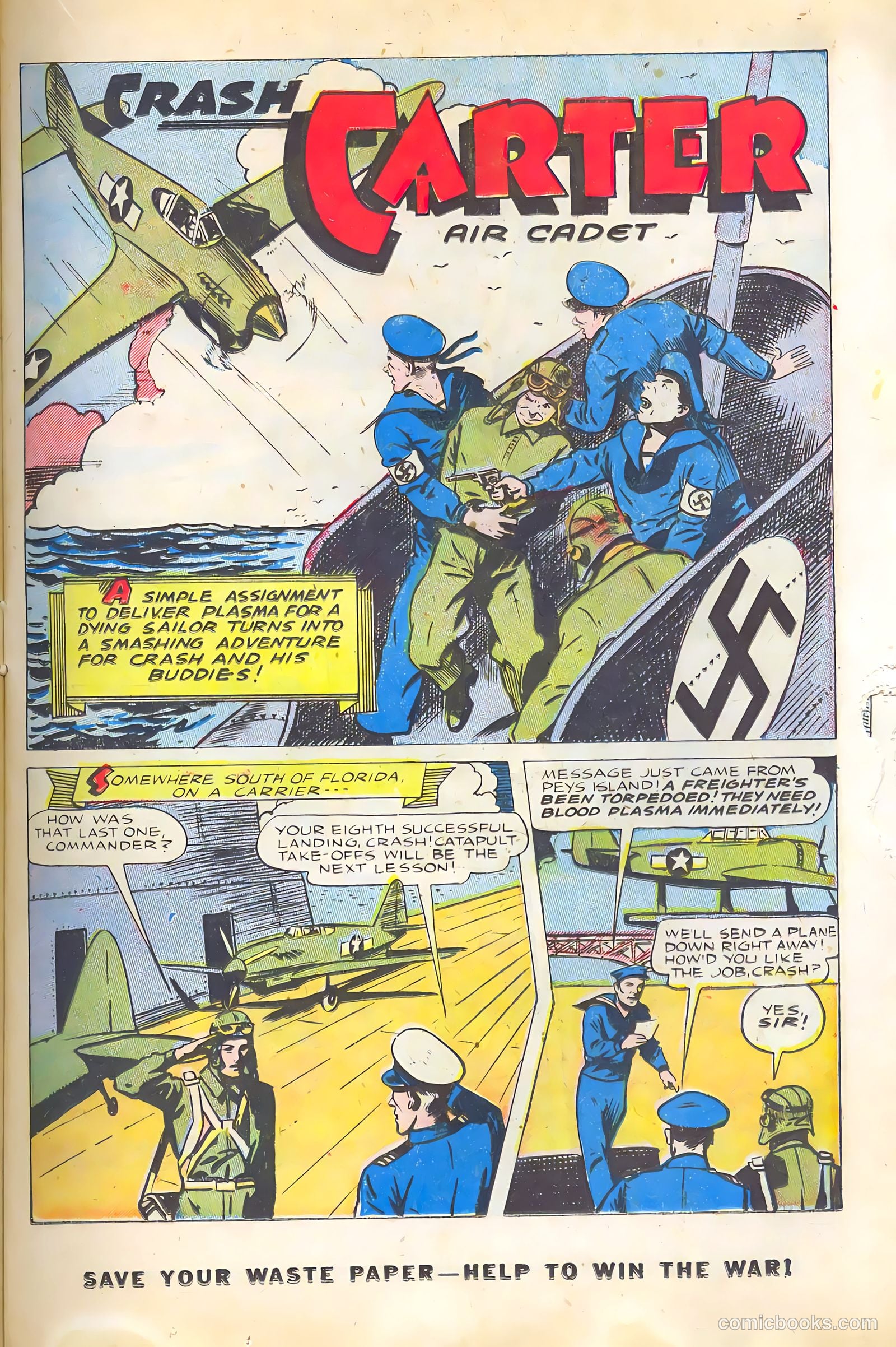 Exciting Comics #36 (1944) — page 21 of 52
