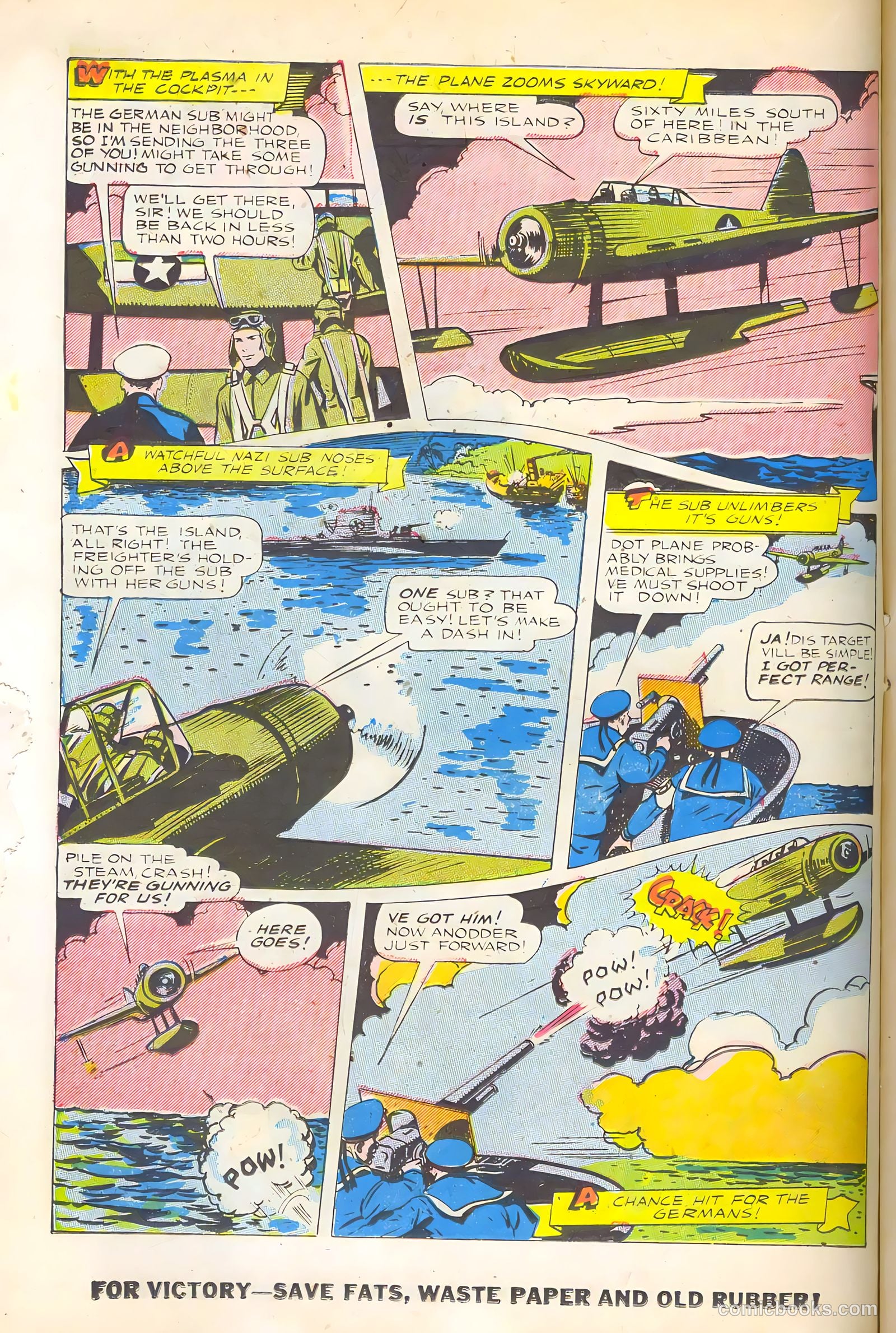 Exciting Comics #36 (1944) — page 22 of 52
