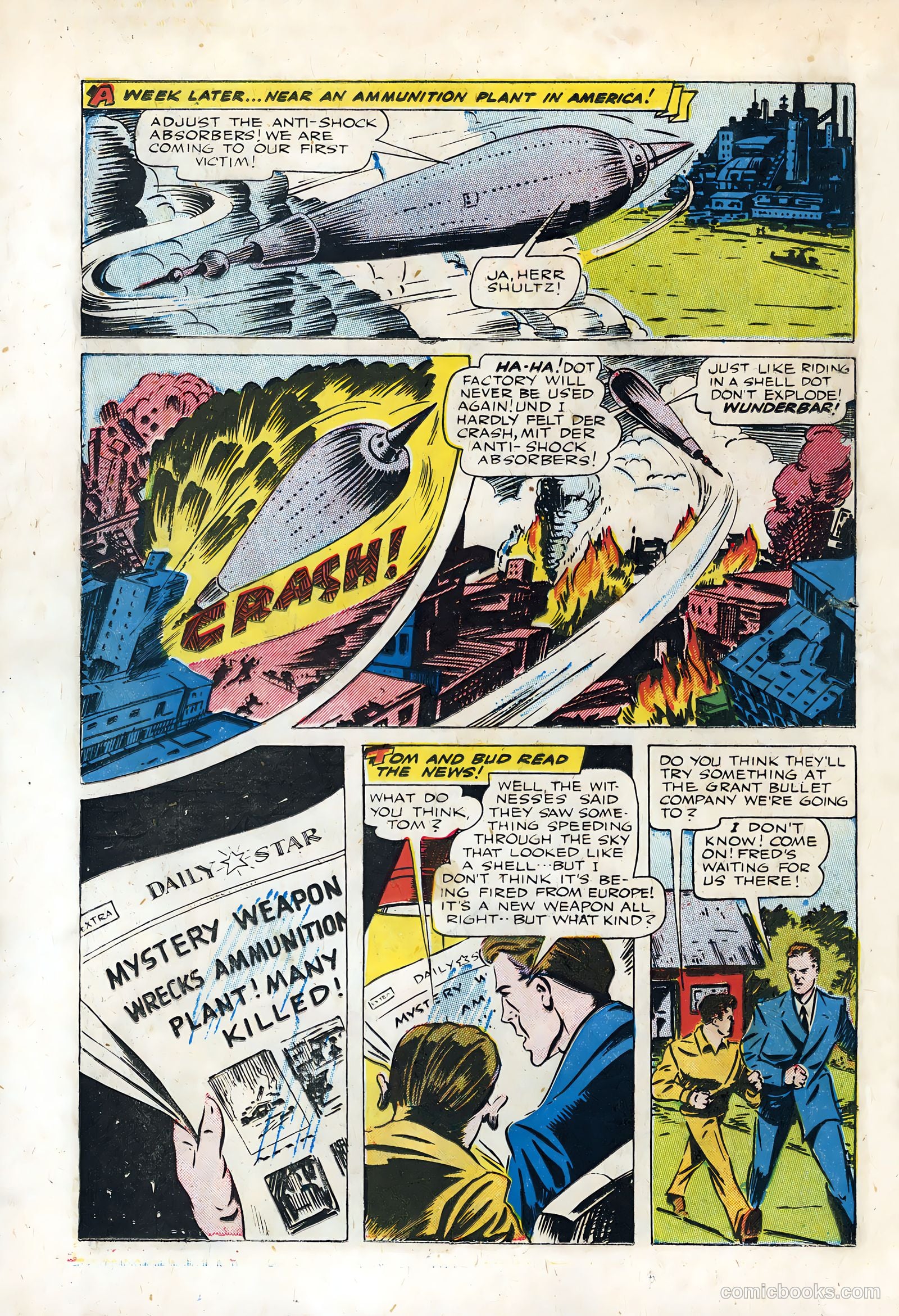 Exciting Comics #37 (1945) — page 16 of 52