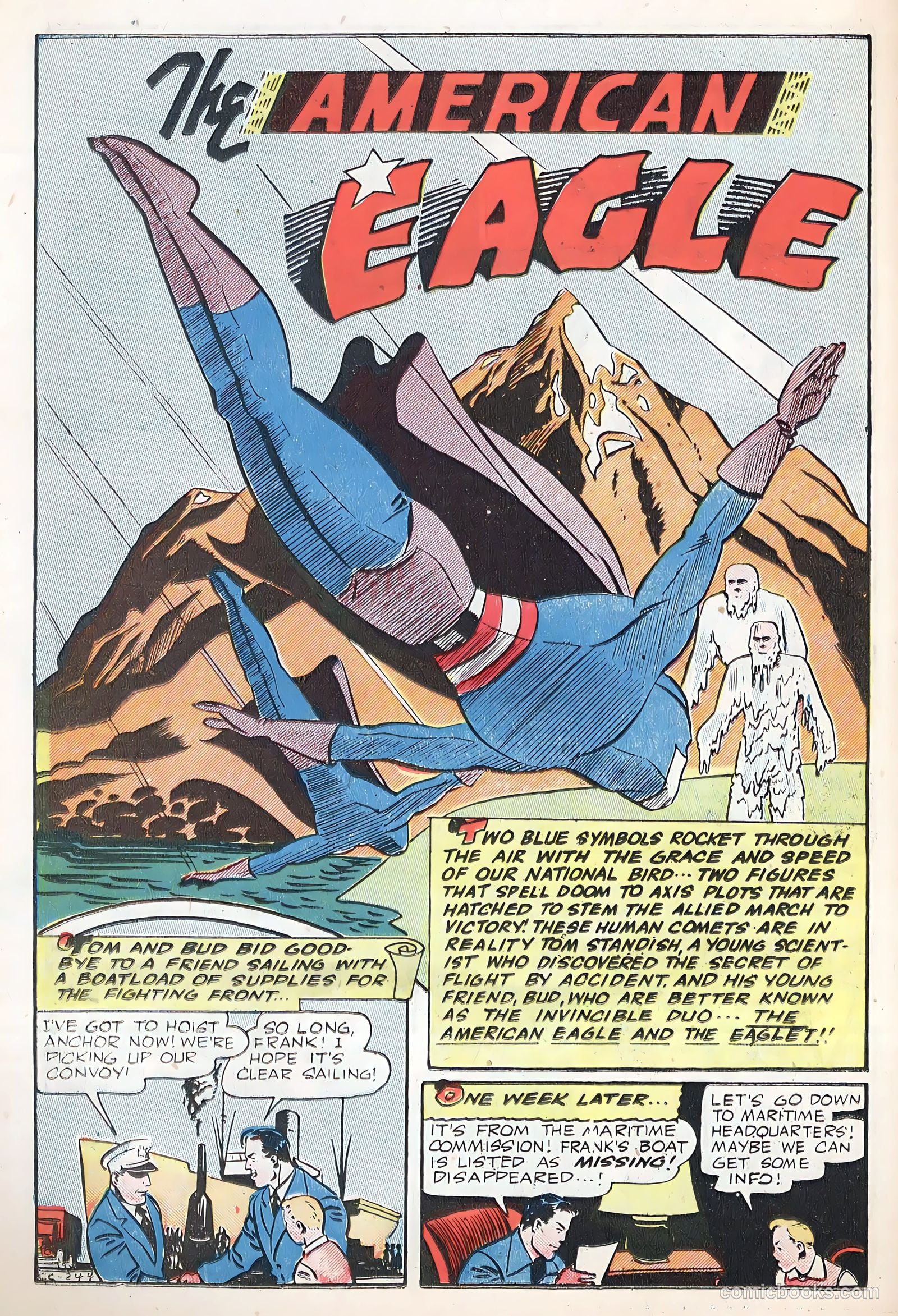 Exciting Comics #38 (1945) — page 16 of 52