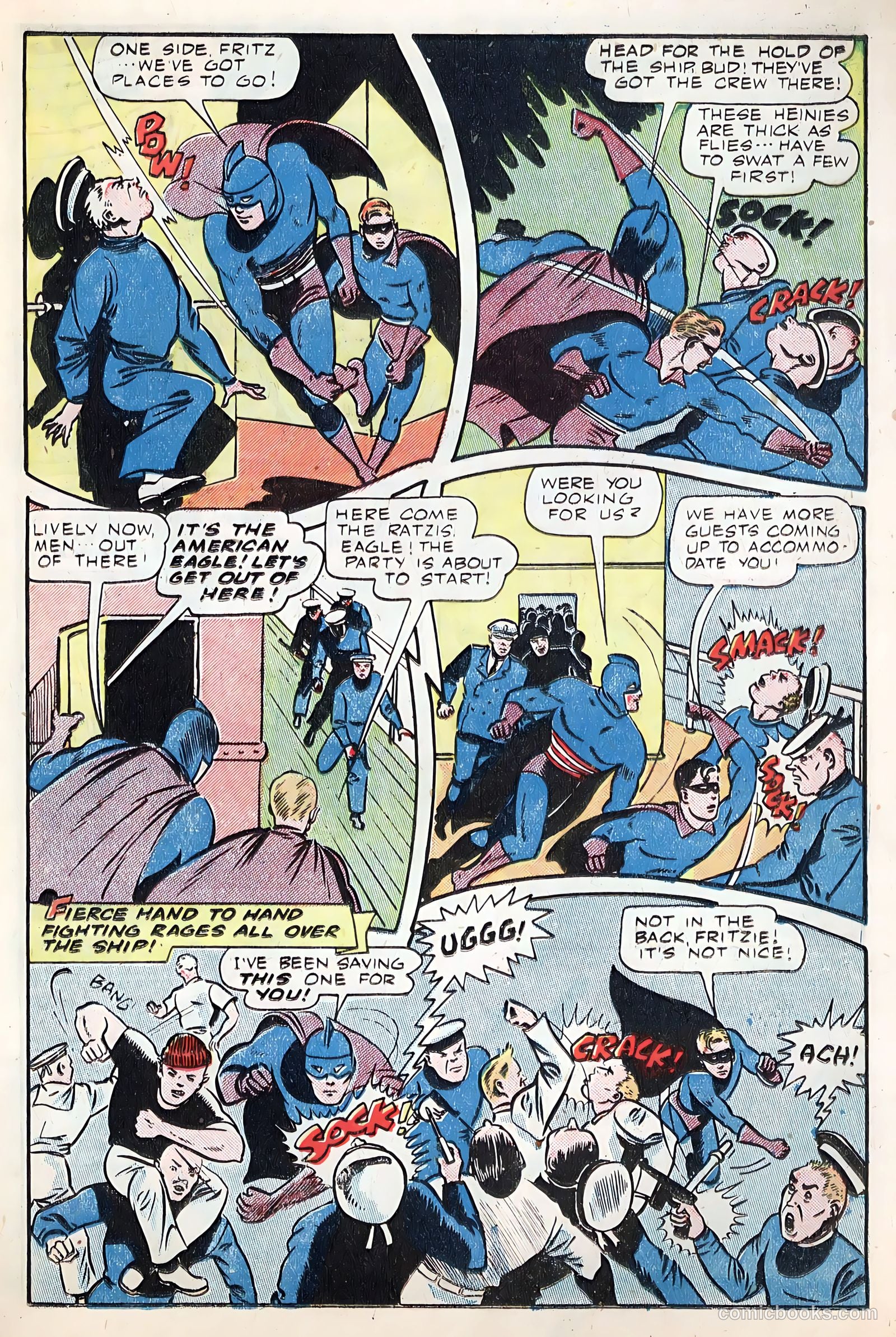 Exciting Comics #38 (1945) — page 21 of 52