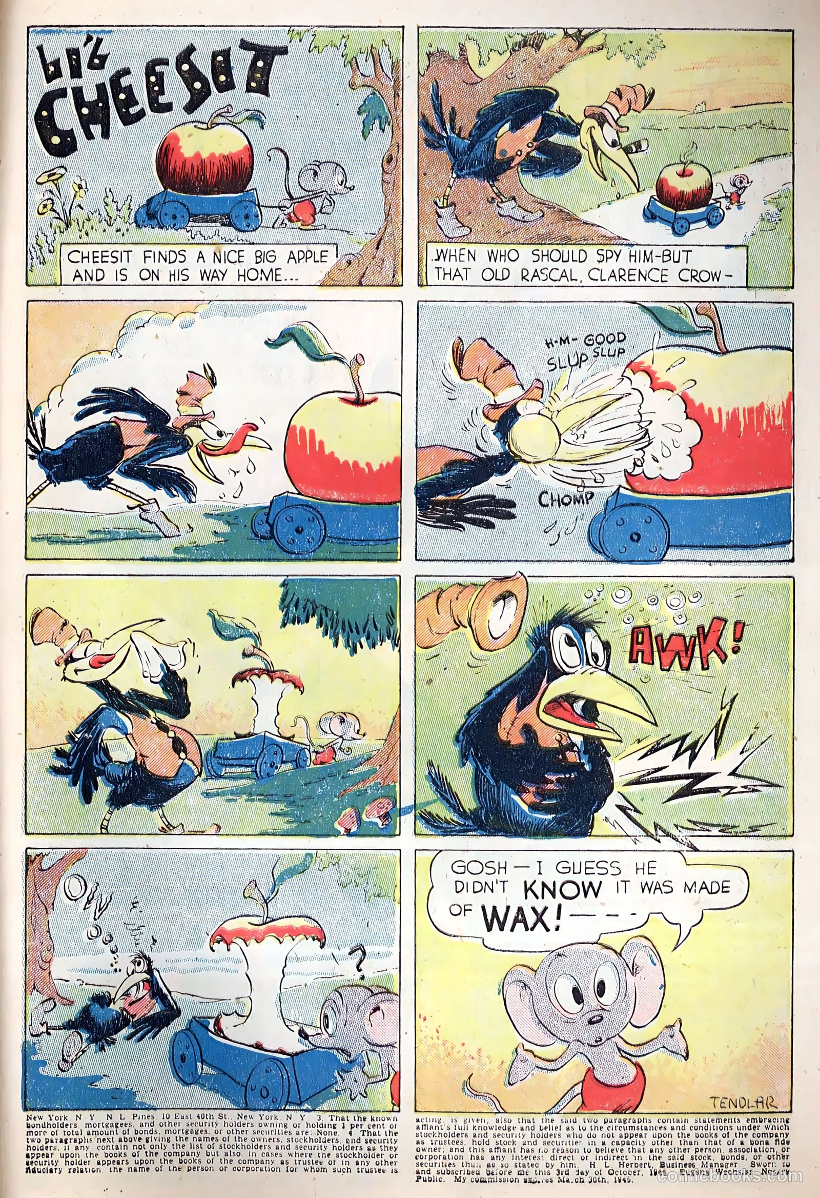 Exciting Comics #38 (1945) — page 43 of 52