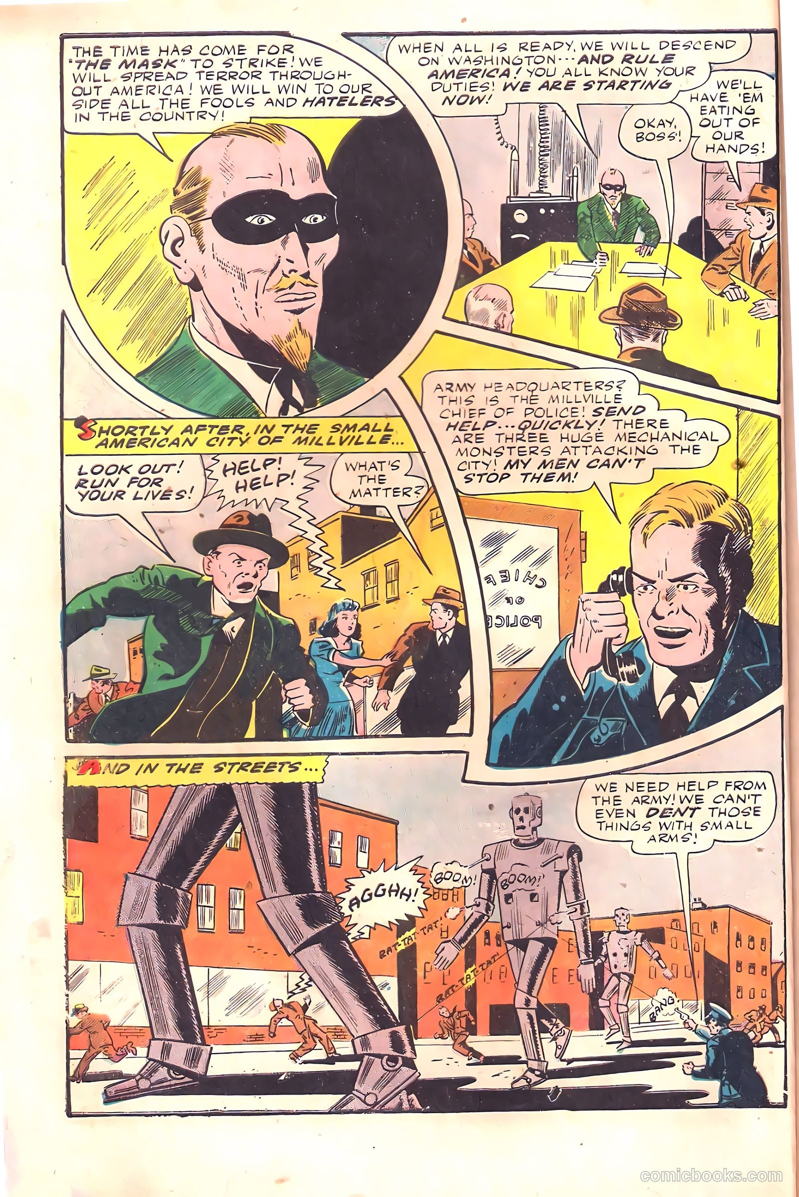 Exciting Comics #39 (1945) — page 4 of 52