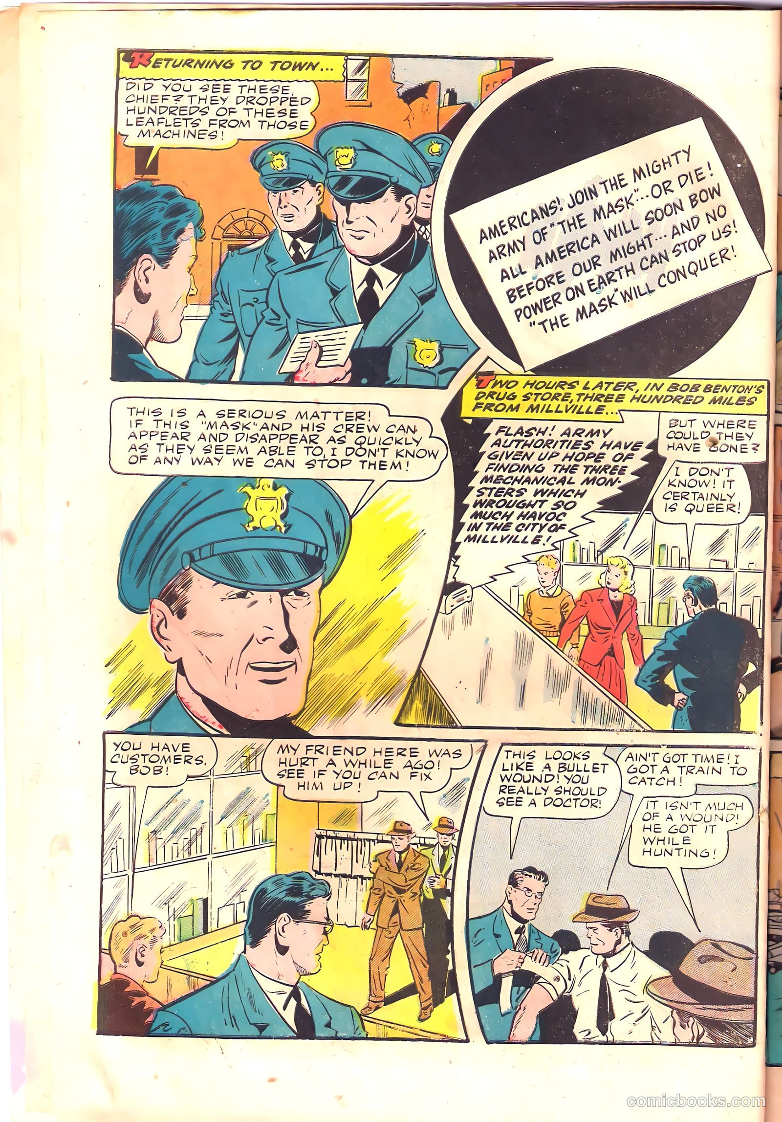 Exciting Comics #39 (1945) — page 6 of 52