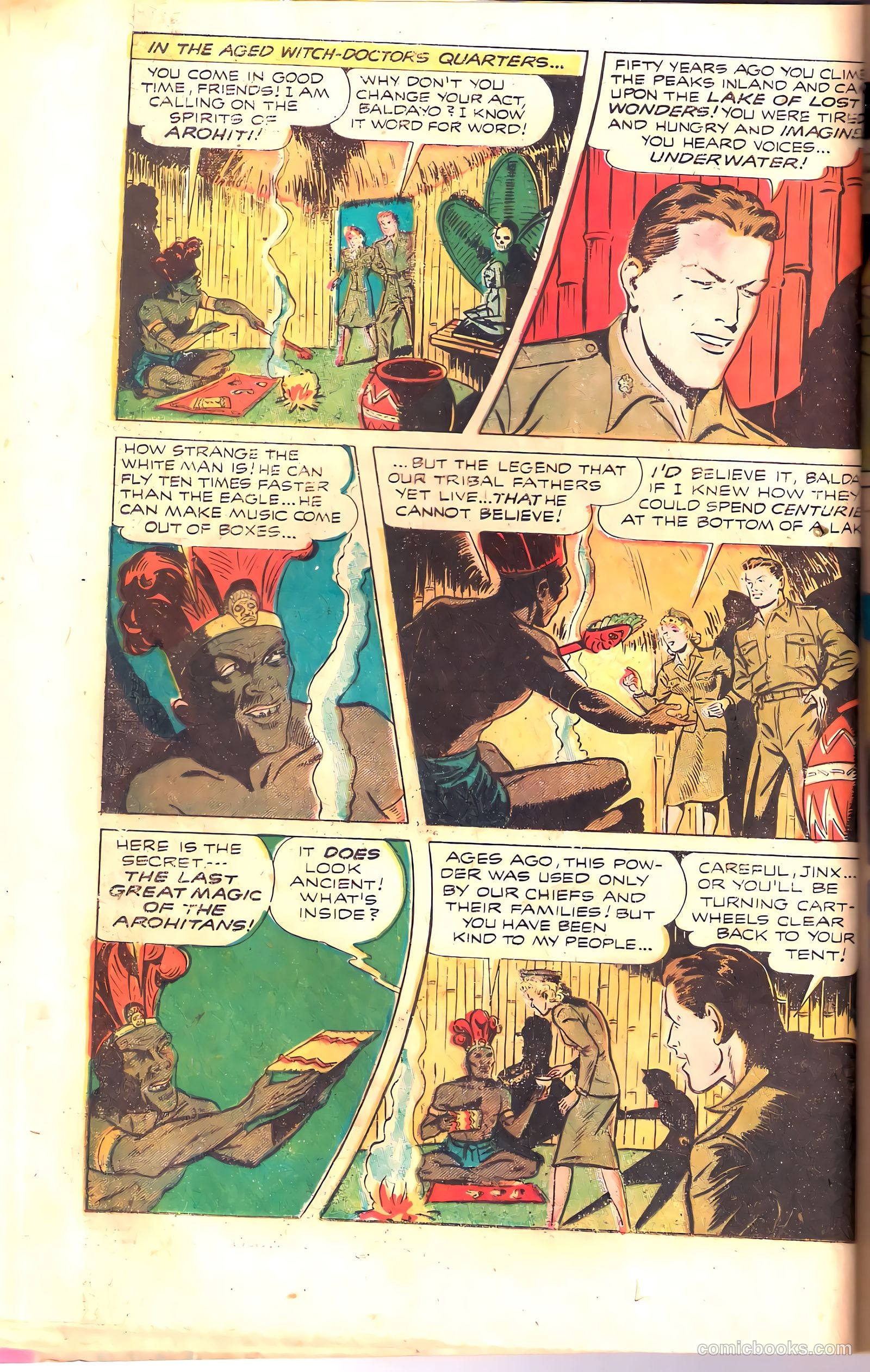 Exciting Comics #39 (1945) — page 16 of 52