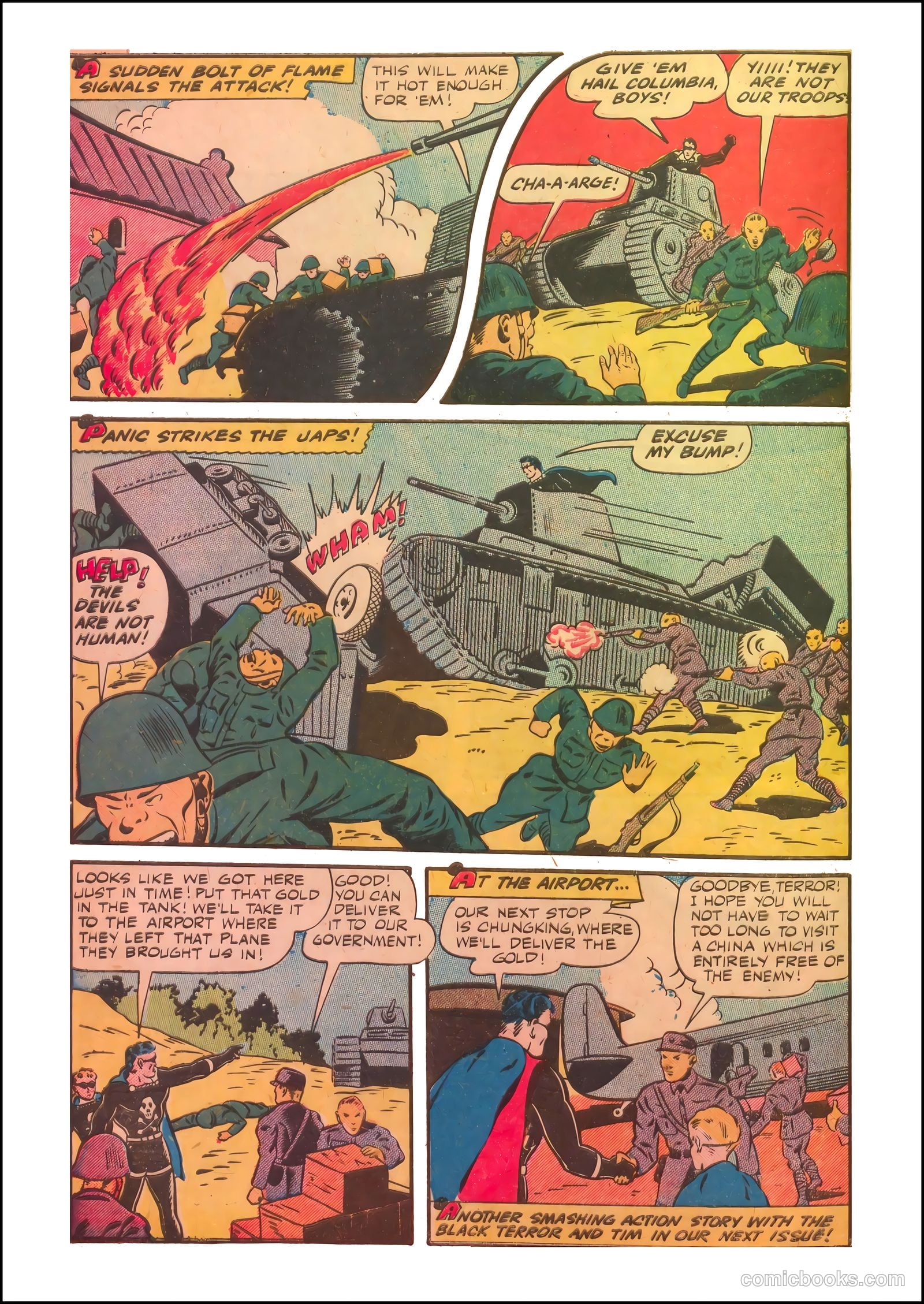 Exciting Comics #40 (1945) — page 14 of 52