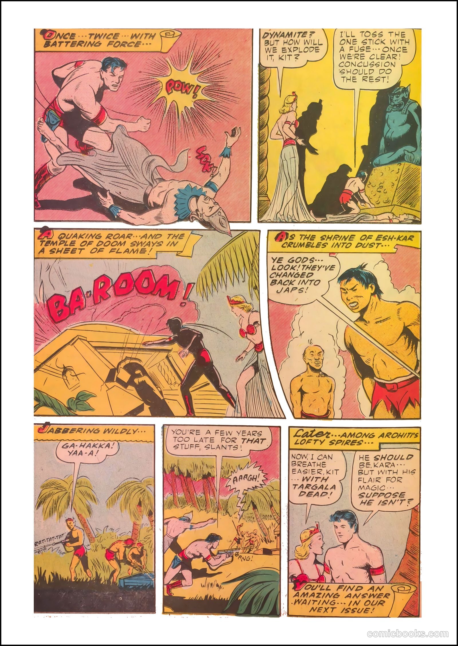 Exciting Comics #40 (1945) — page 36 of 52