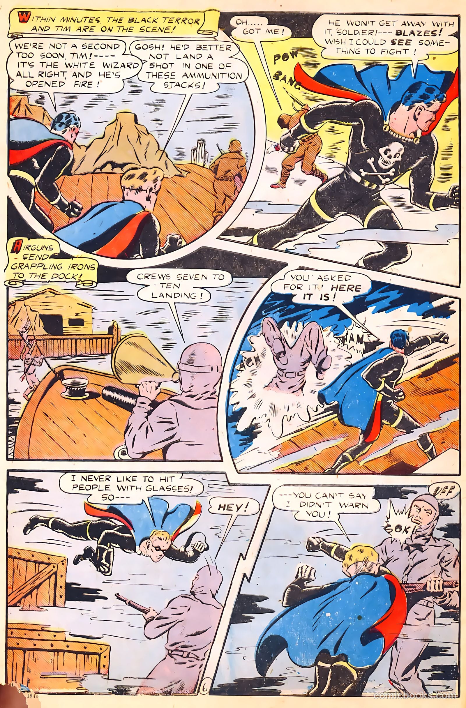 Exciting Comics #41 (1945) — page 8 of 52