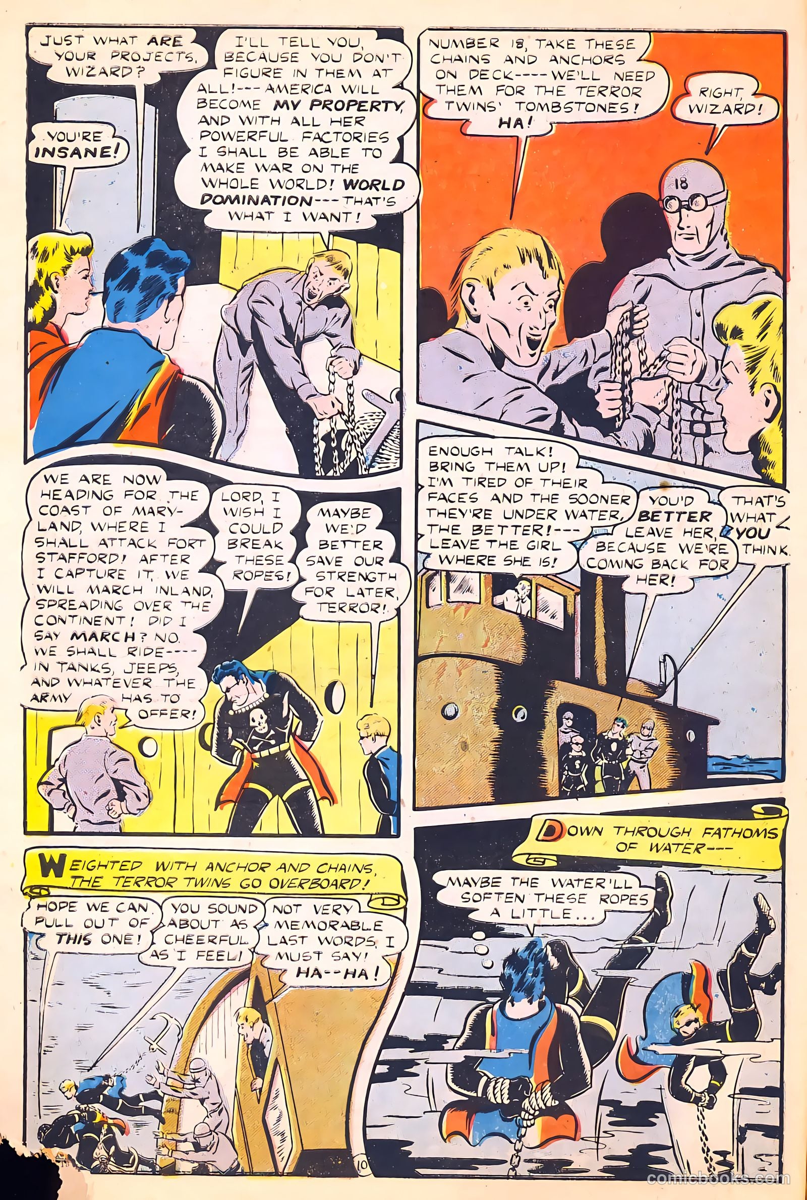 Exciting Comics #41 (1945) — page 12 of 52