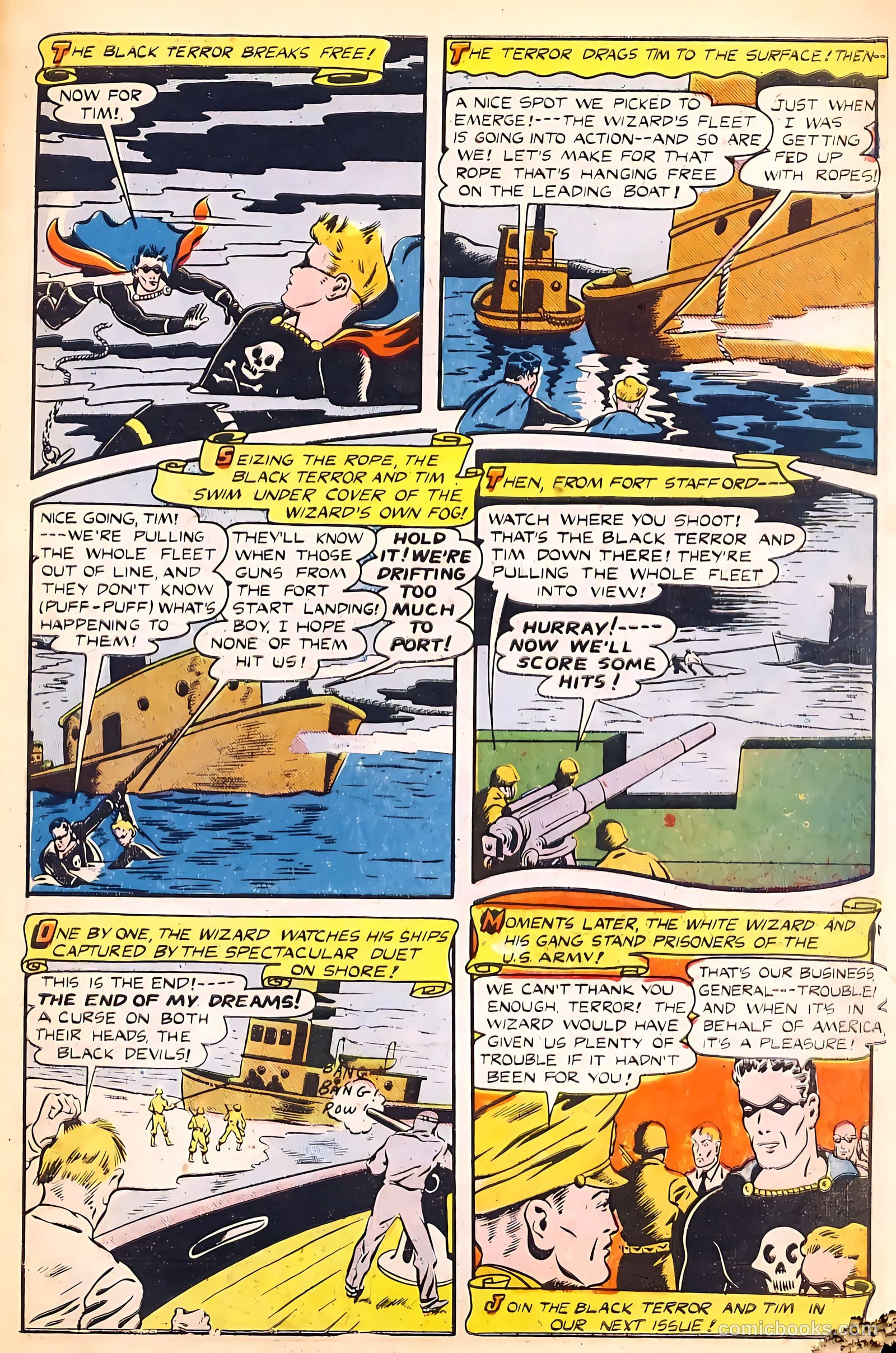 Exciting Comics #41 (1945) — page 13 of 52
