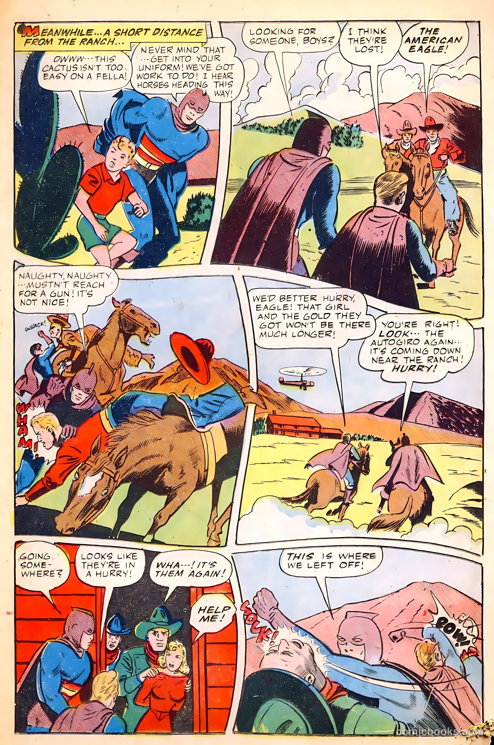 Exciting Comics #41 (1945) — page 21 of 52