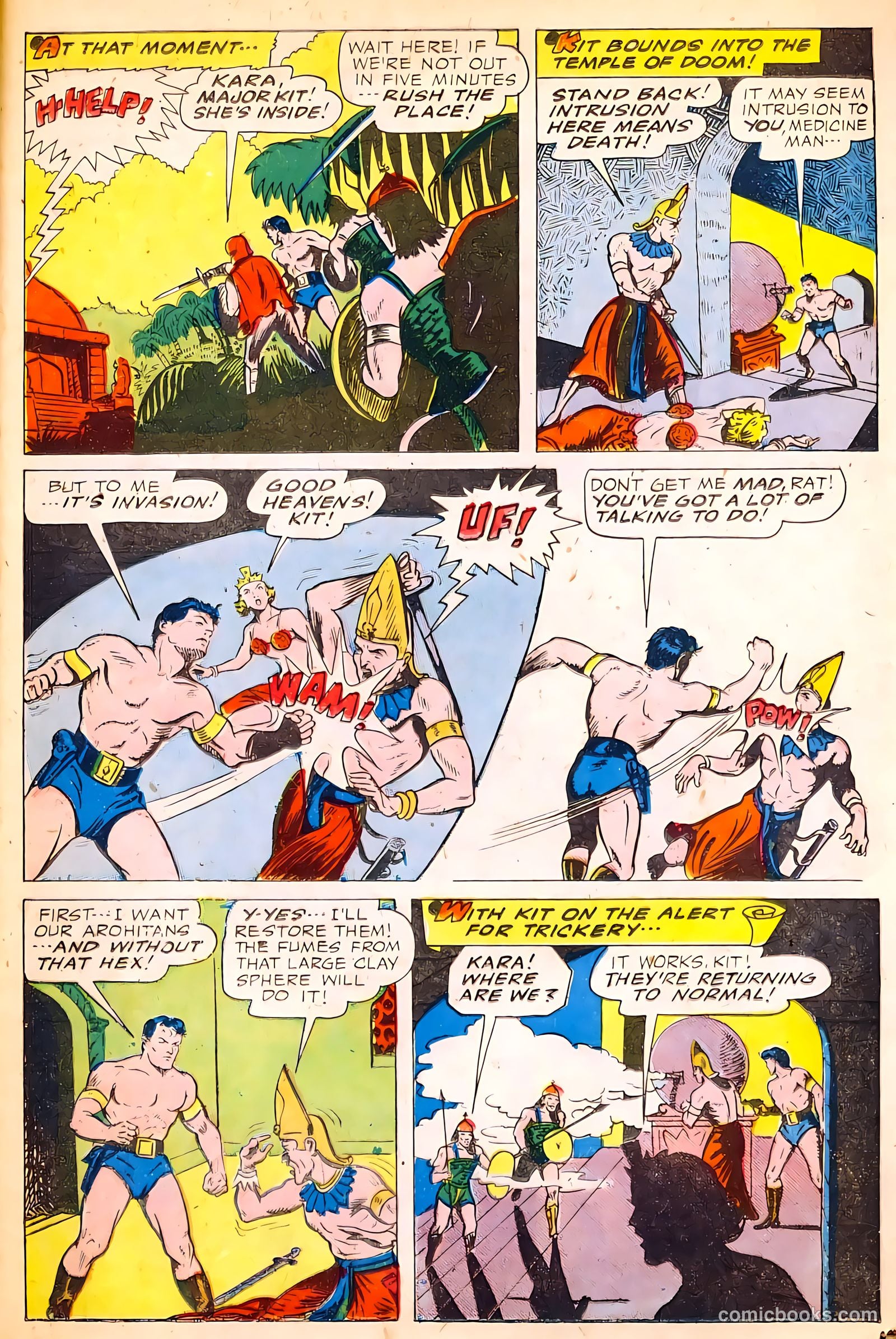 Exciting Comics #41 (1945) — page 35 of 52