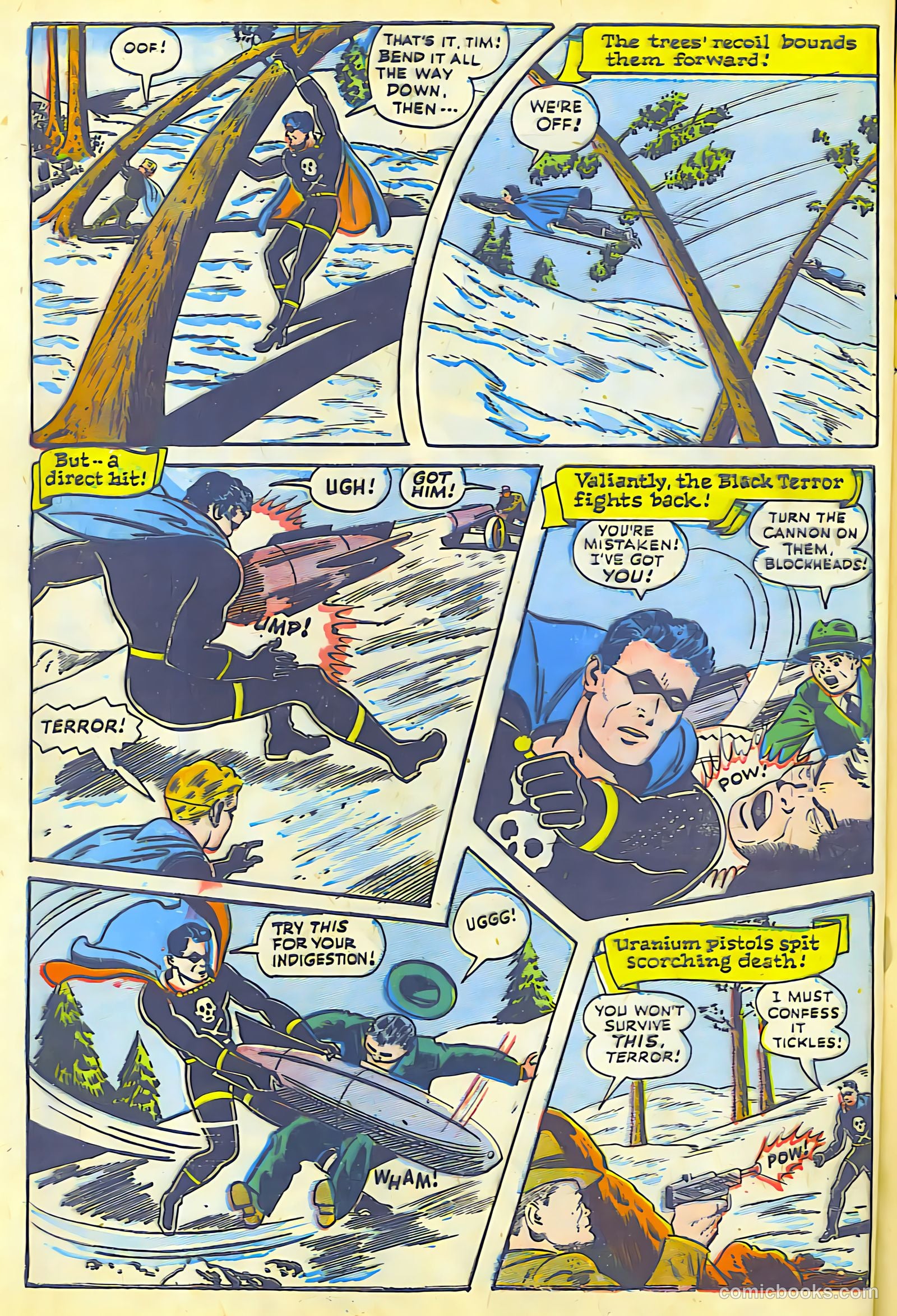 Exciting Comics #42 (1945) — page 8 of 52