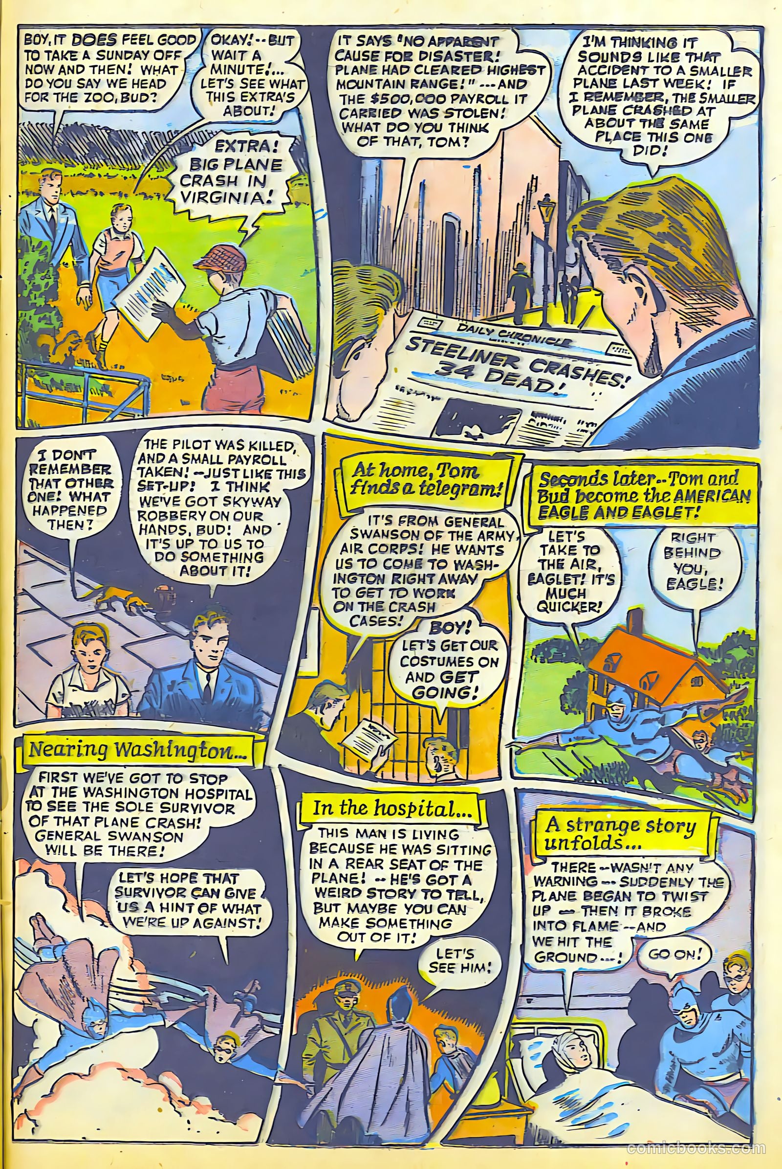 Exciting Comics #42 (1945) — page 15 of 52