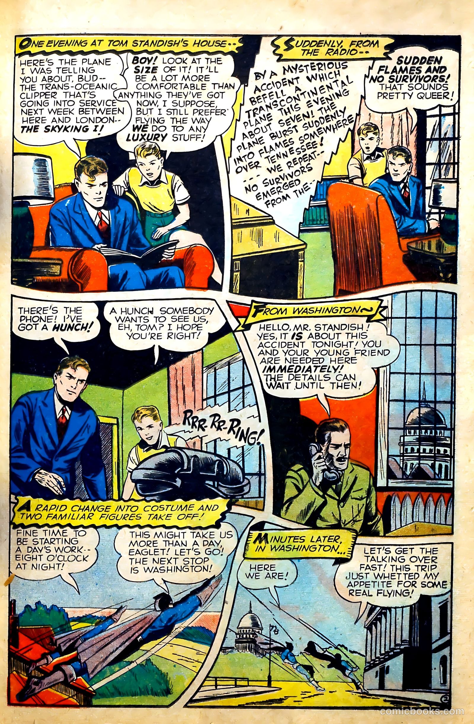 Exciting Comics #43 (1946) — page 35 of 53