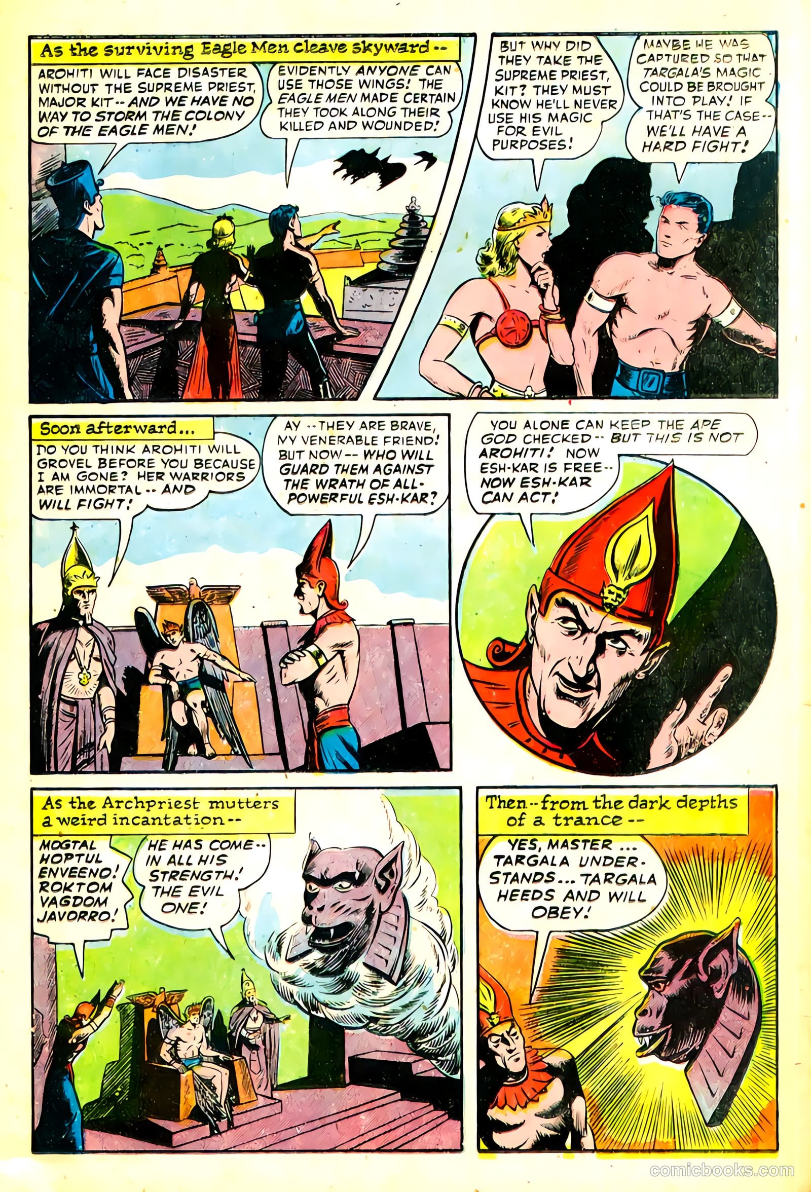 Exciting Comics #45 (1946) — page 21 of 52