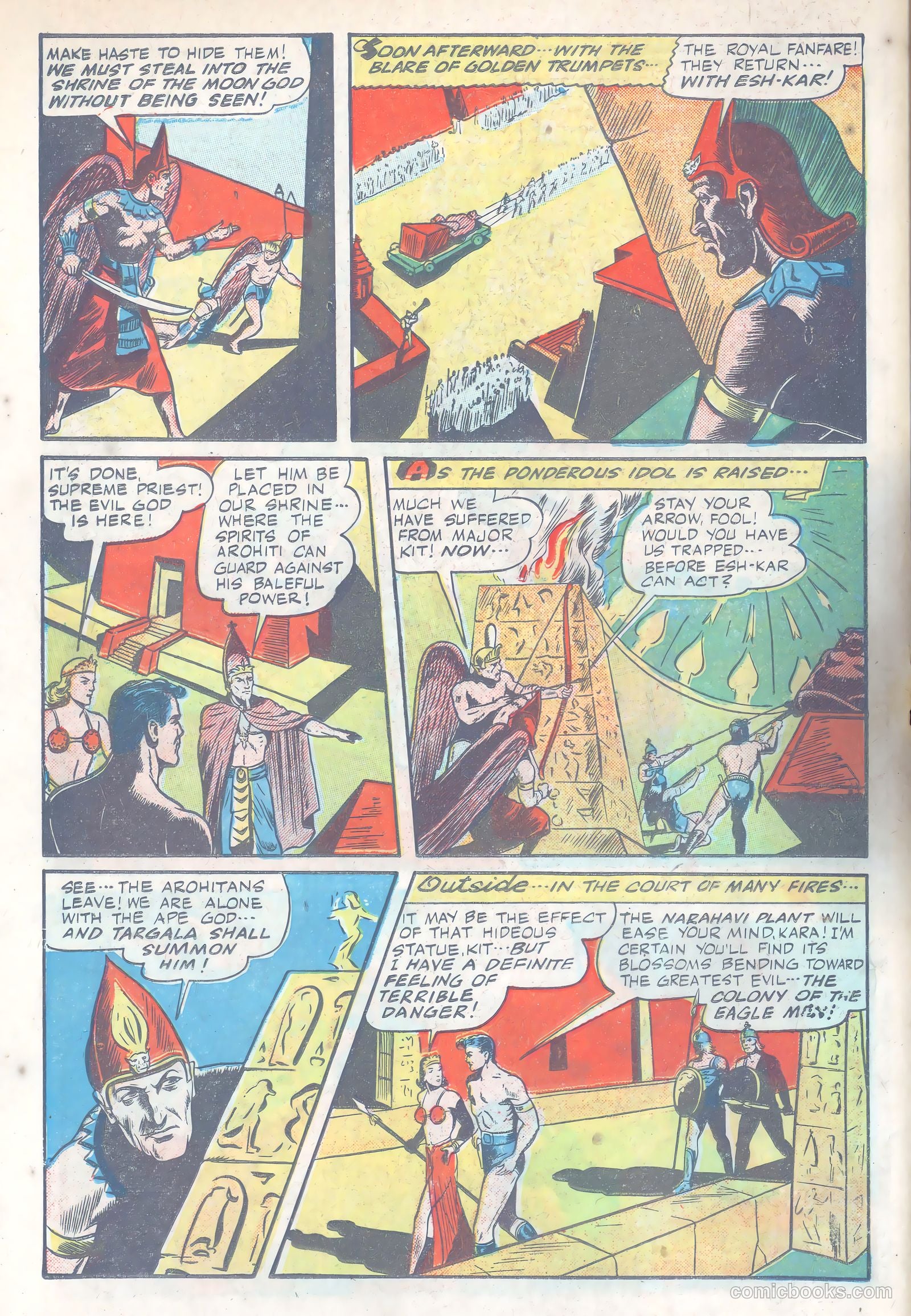 Exciting Comics #46 (1946) — page 21 of 53