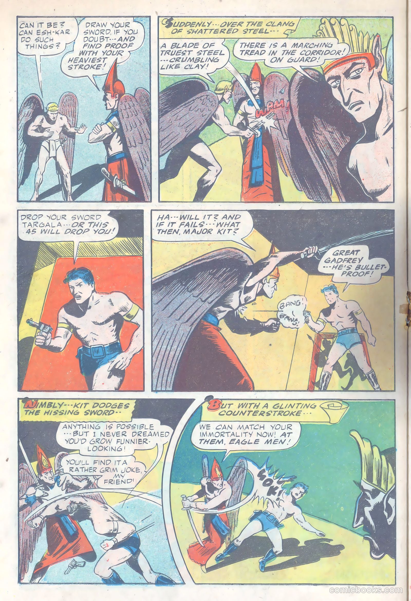 Exciting Comics #46 (1946) — page 23 of 53