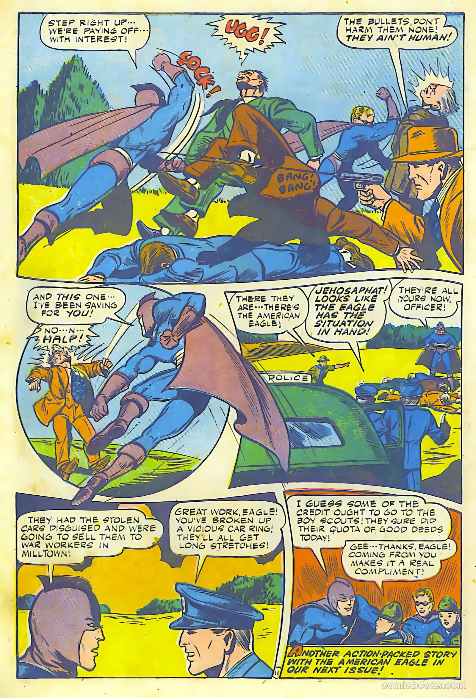 Exciting Comics #47 (1946) — page 45 of 45