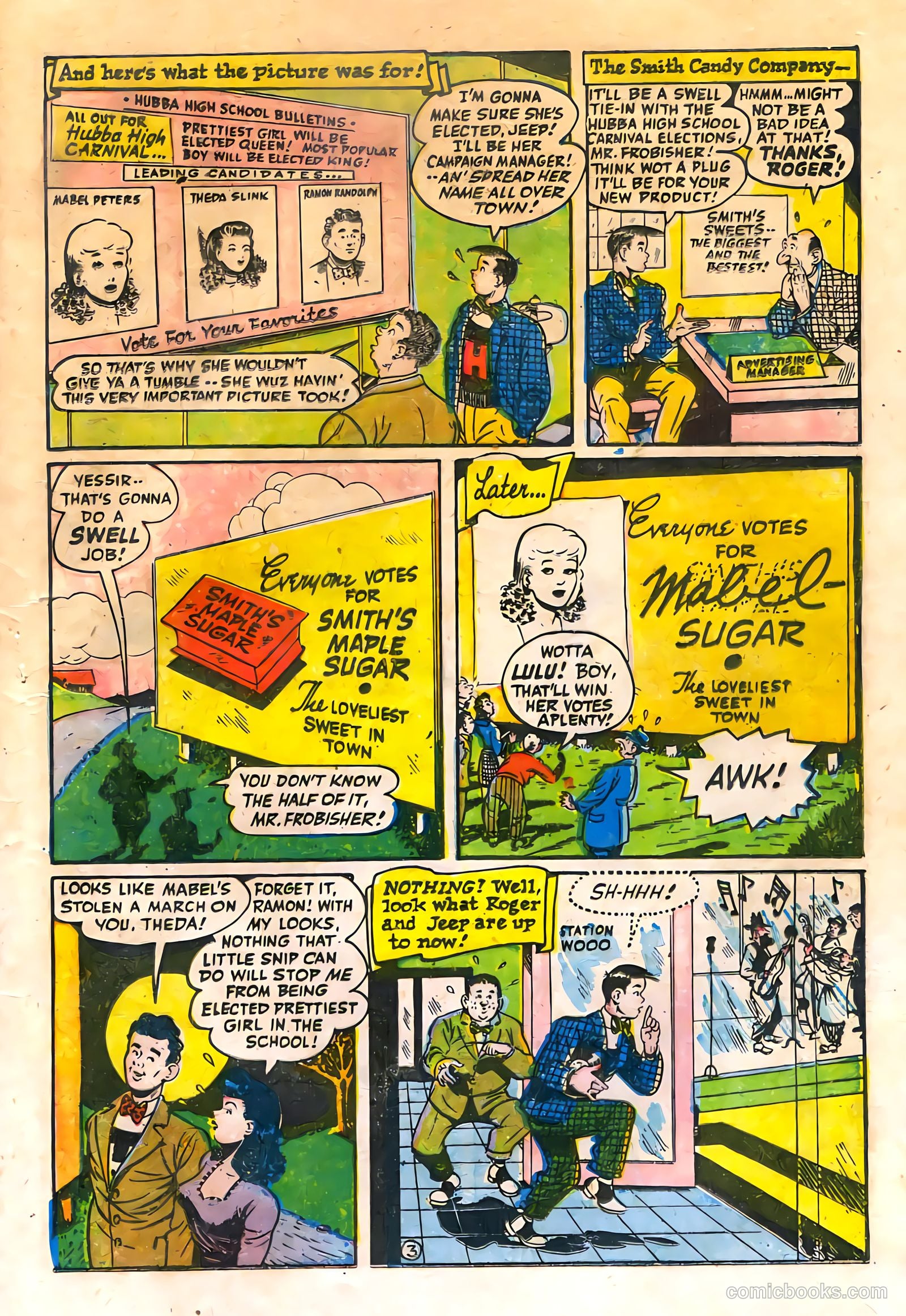 Exciting Comics #52 (1946) — page 19 of 51