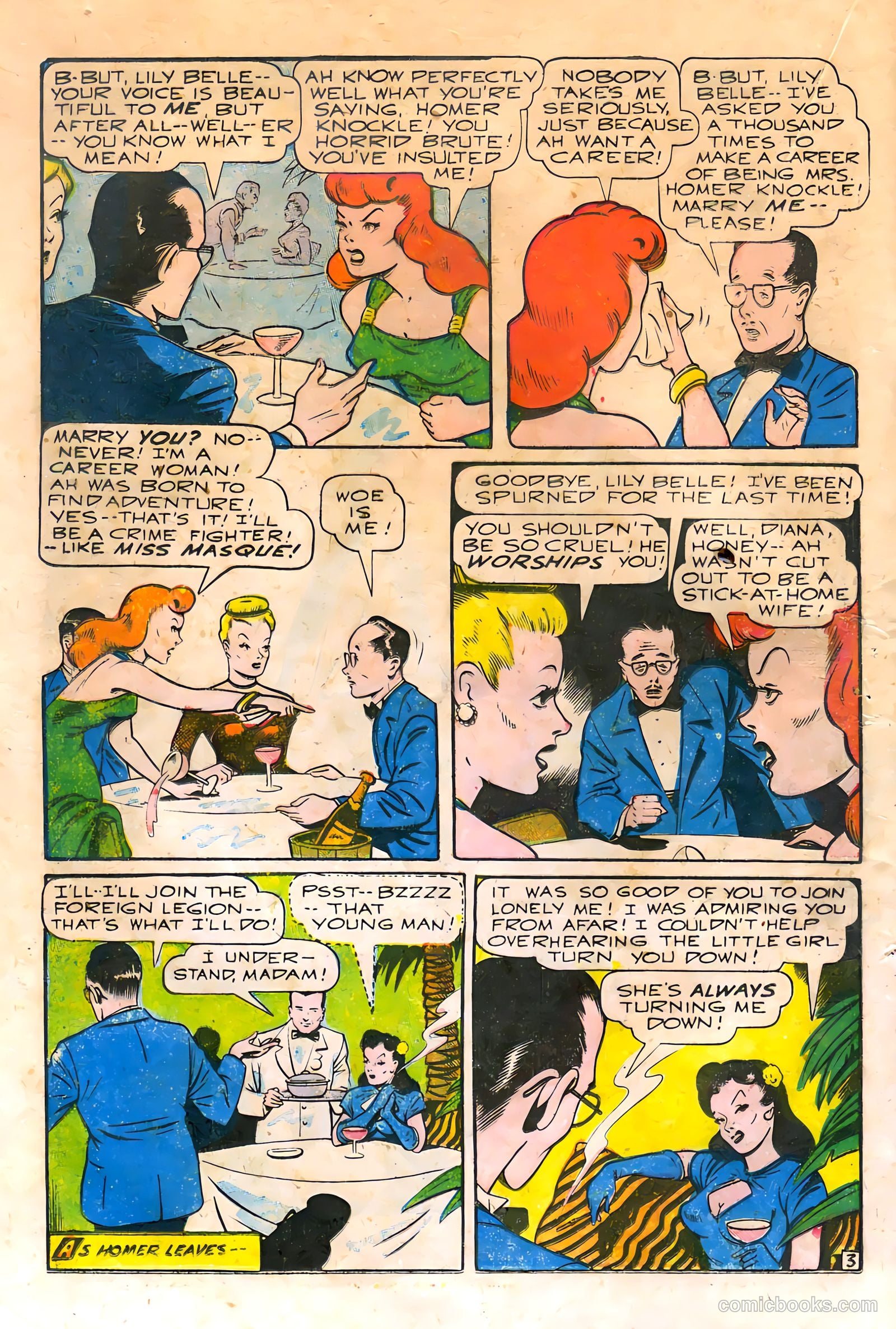 Exciting Comics #52 (1946) — page 27 of 51