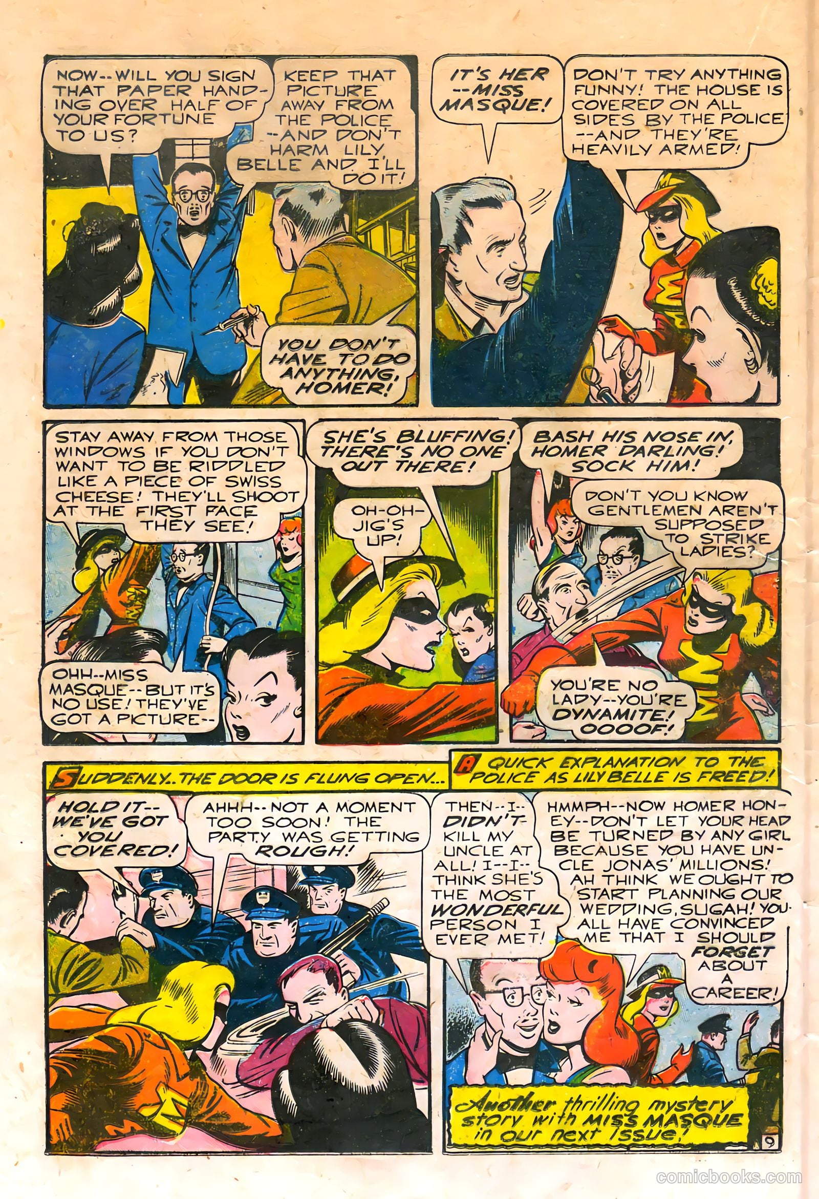 Exciting Comics #52 (1946) — page 33 of 51