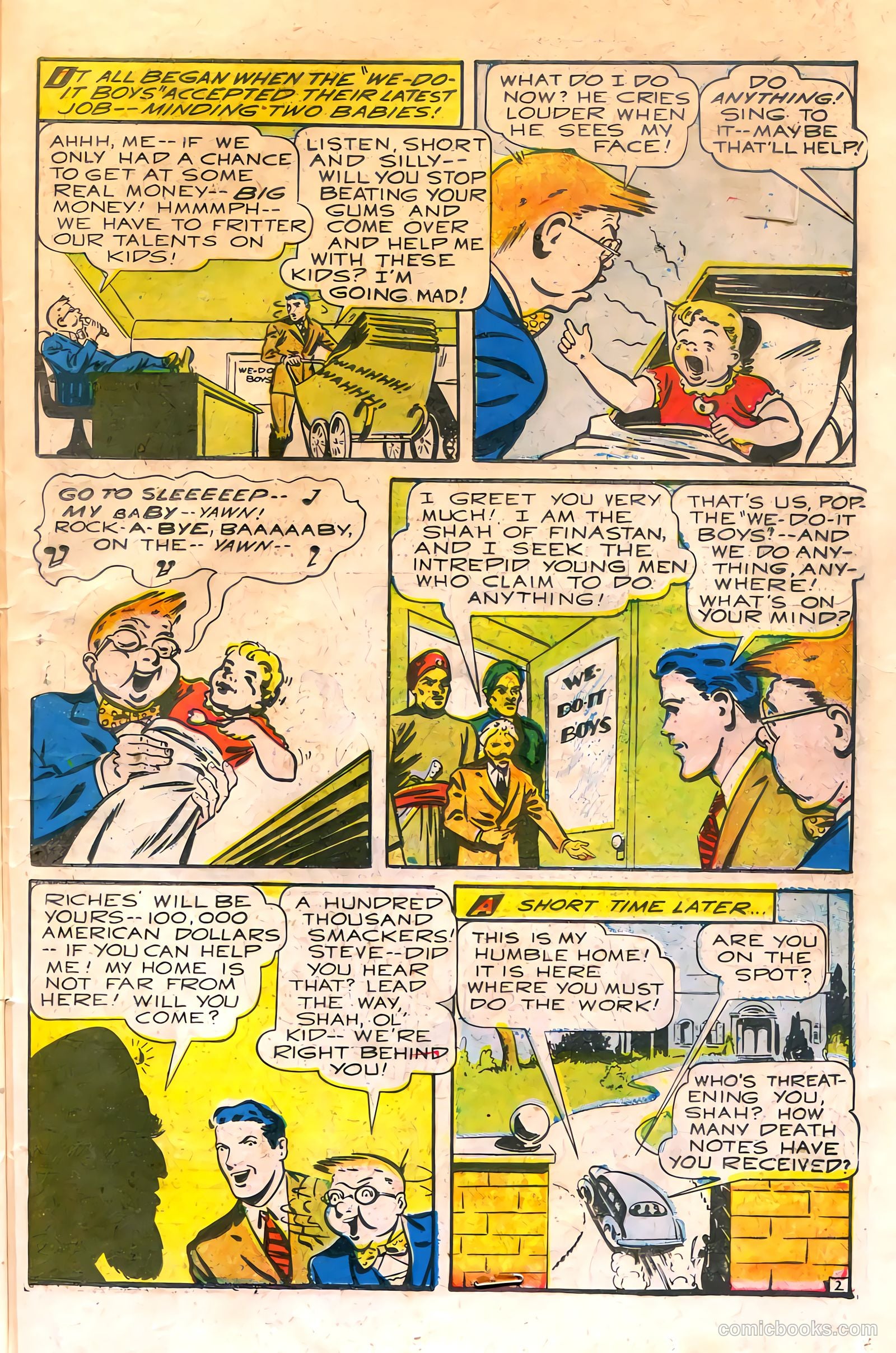 Exciting Comics #52 (1946) — page 36 of 51