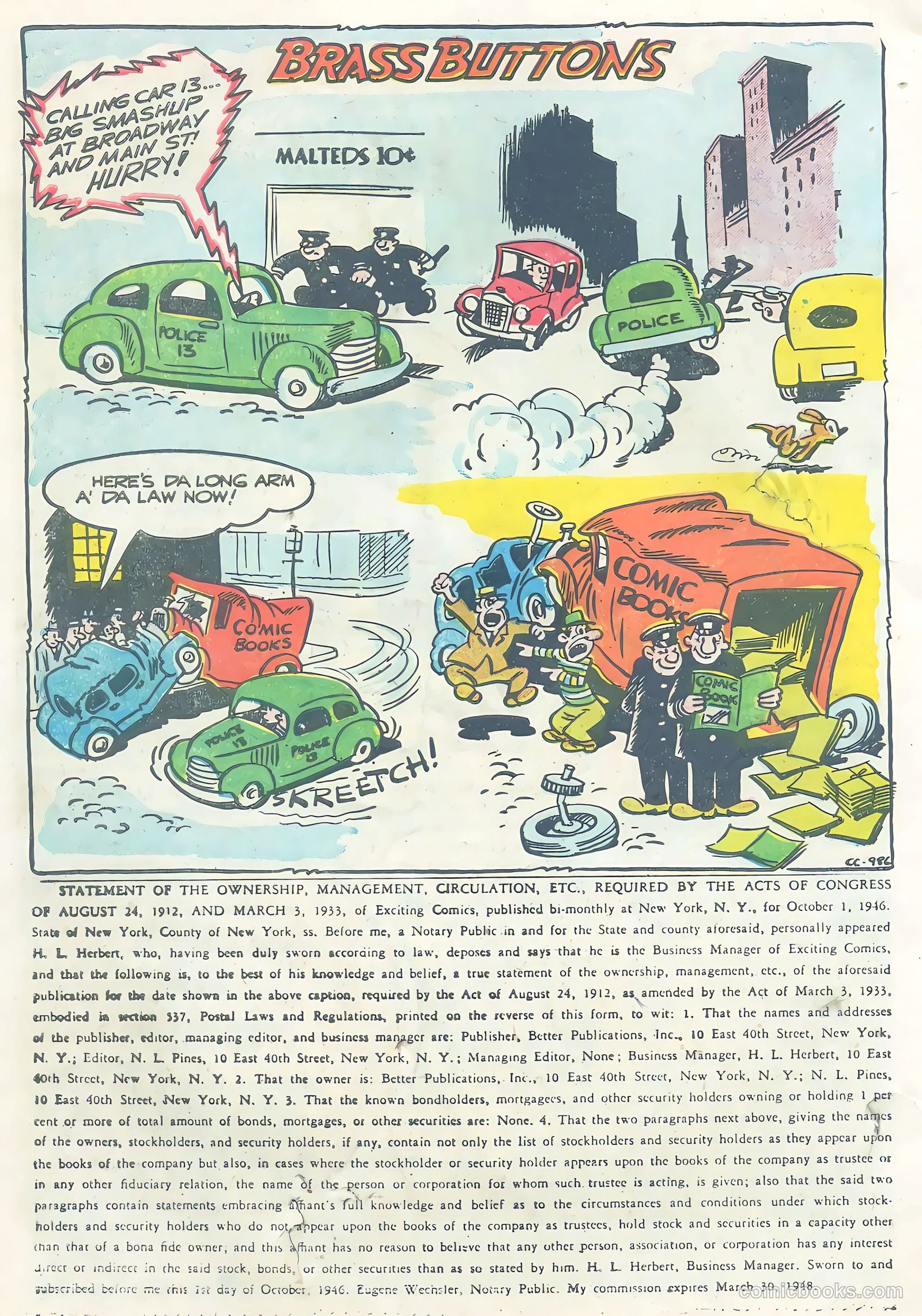 Exciting Comics #54 (1947) — page 45 of 51
