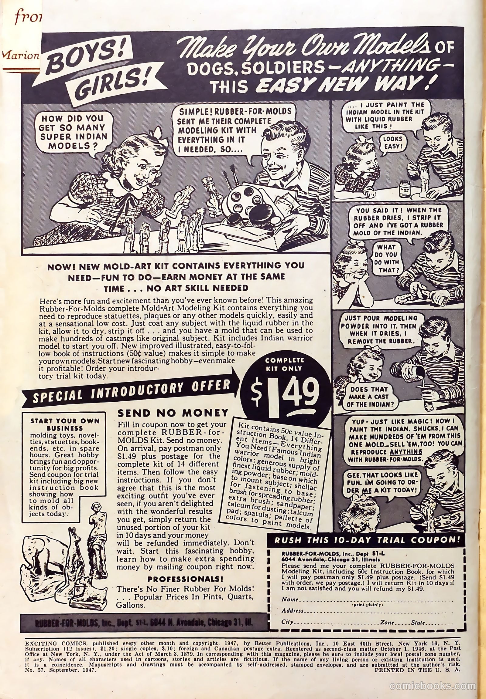 Exciting Comics #57 (1947) — page 2 of 52