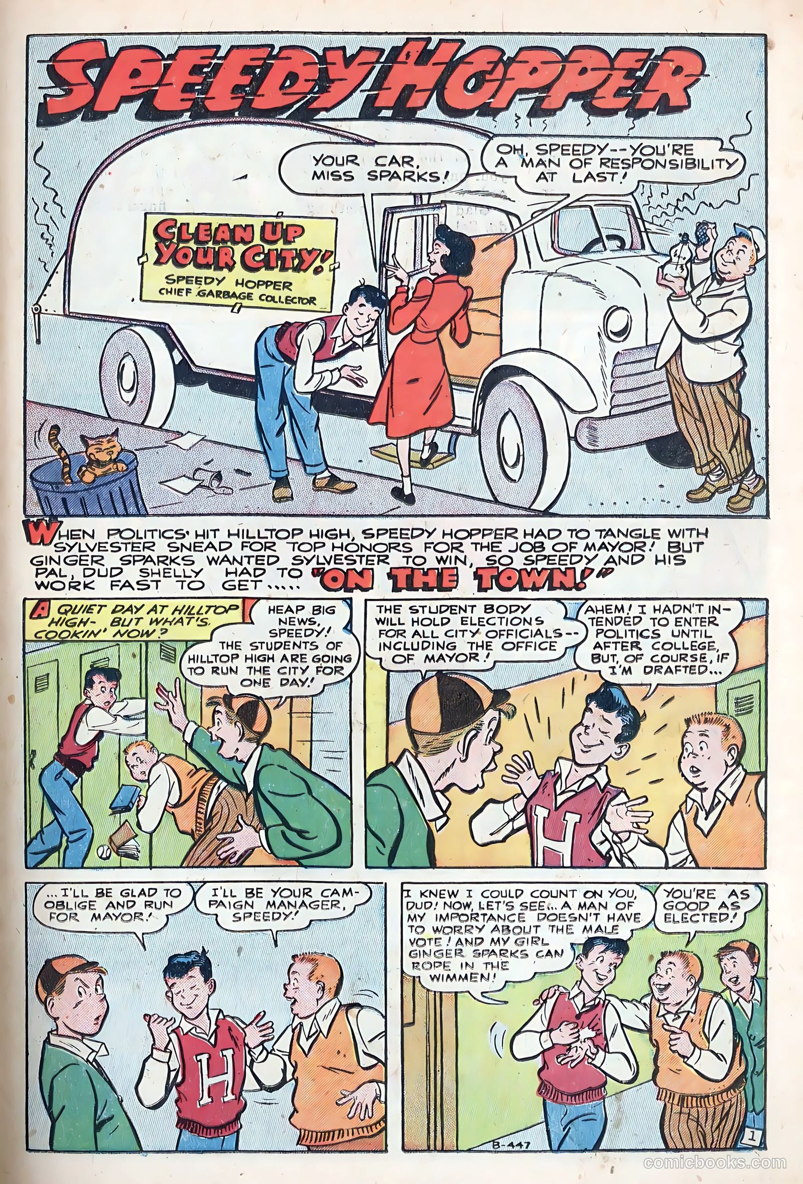 Exciting Comics #69 (1949) — page 23 of 36