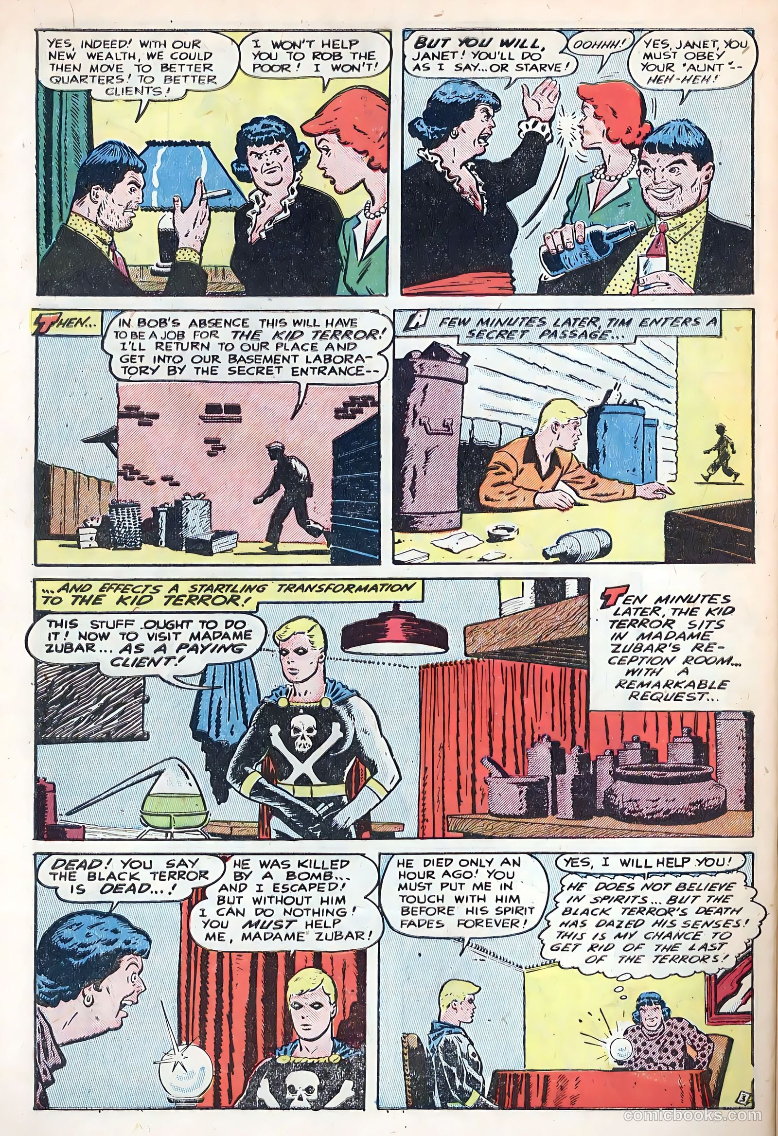 Exciting Comics #69 (1949) — page 30 of 36