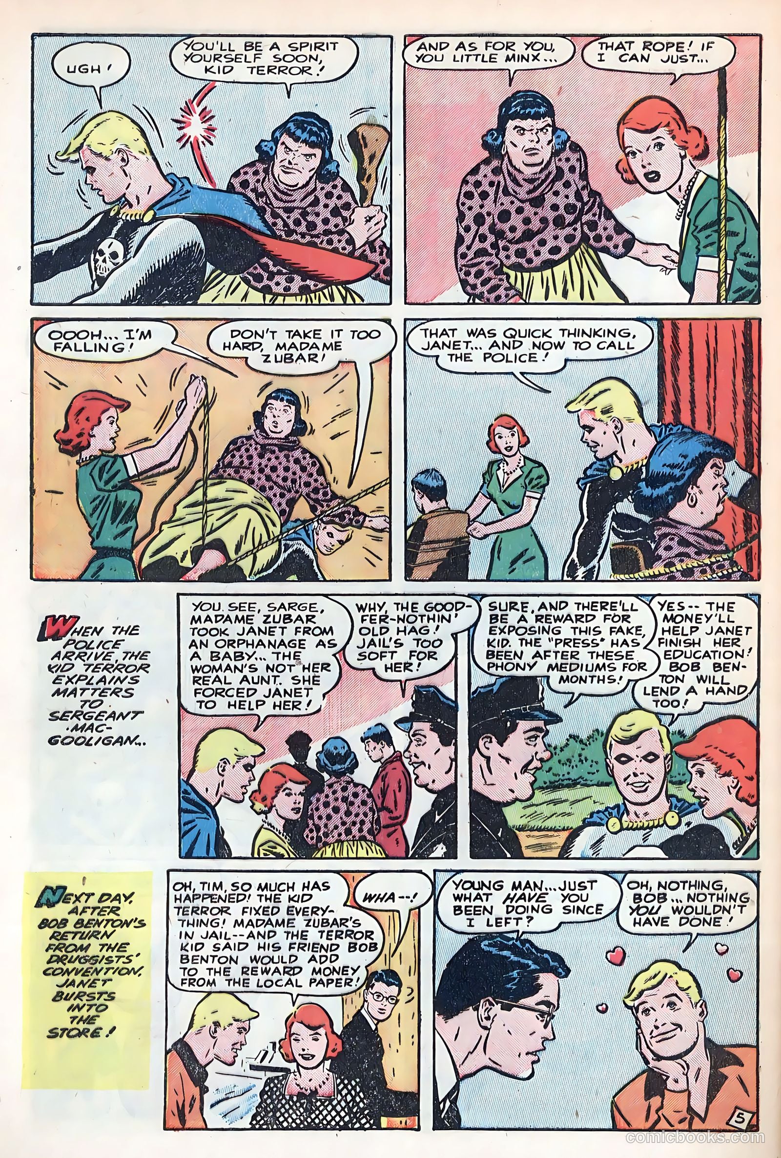 Exciting Comics #69 (1949) — page 32 of 36