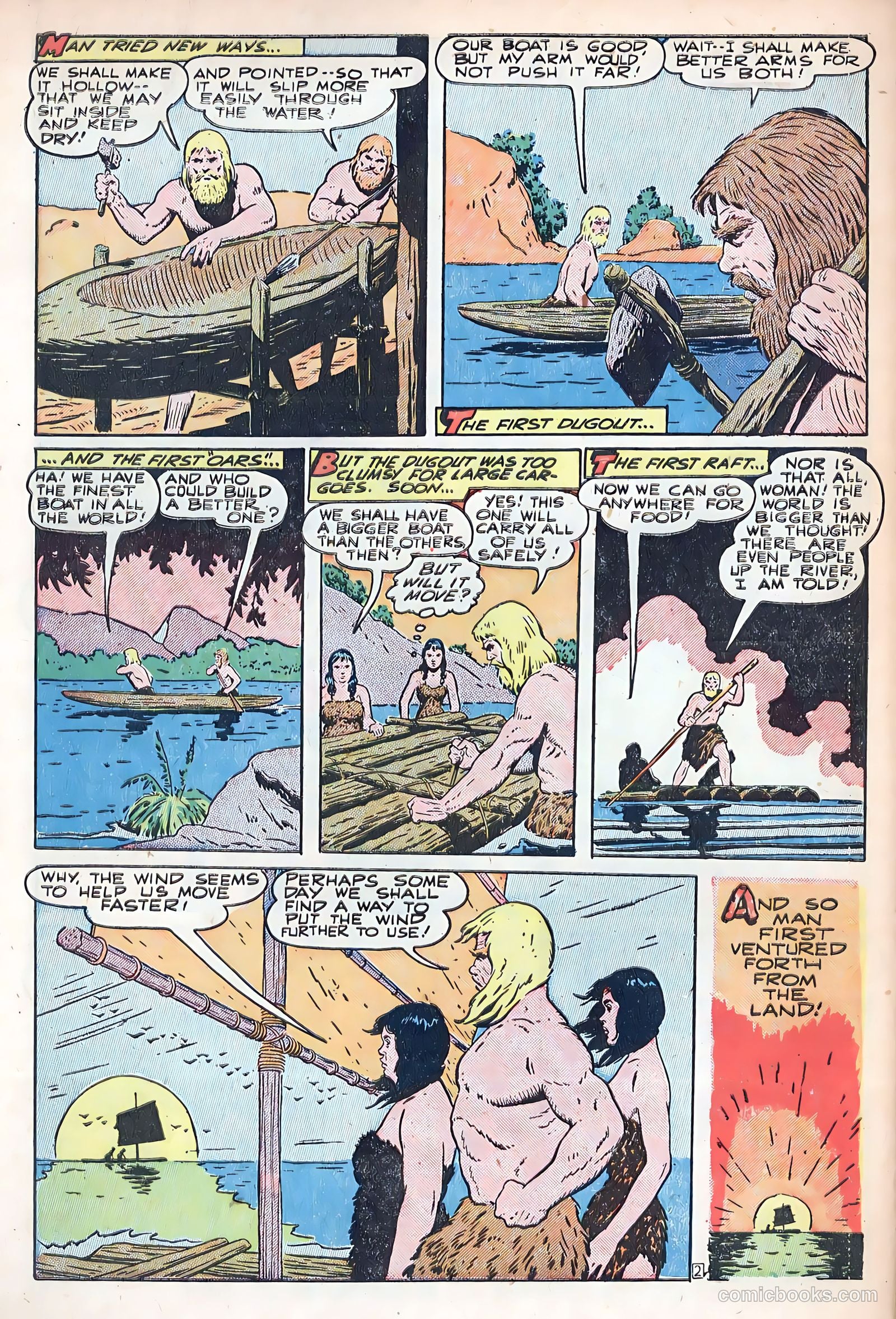 Exciting Comics #69 (1949) — page 34 of 36