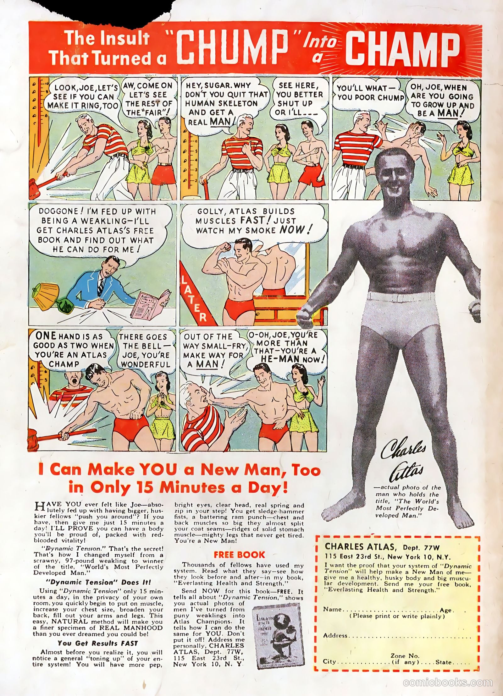 Exciting Comics #69 (1949) — page 36 of 36