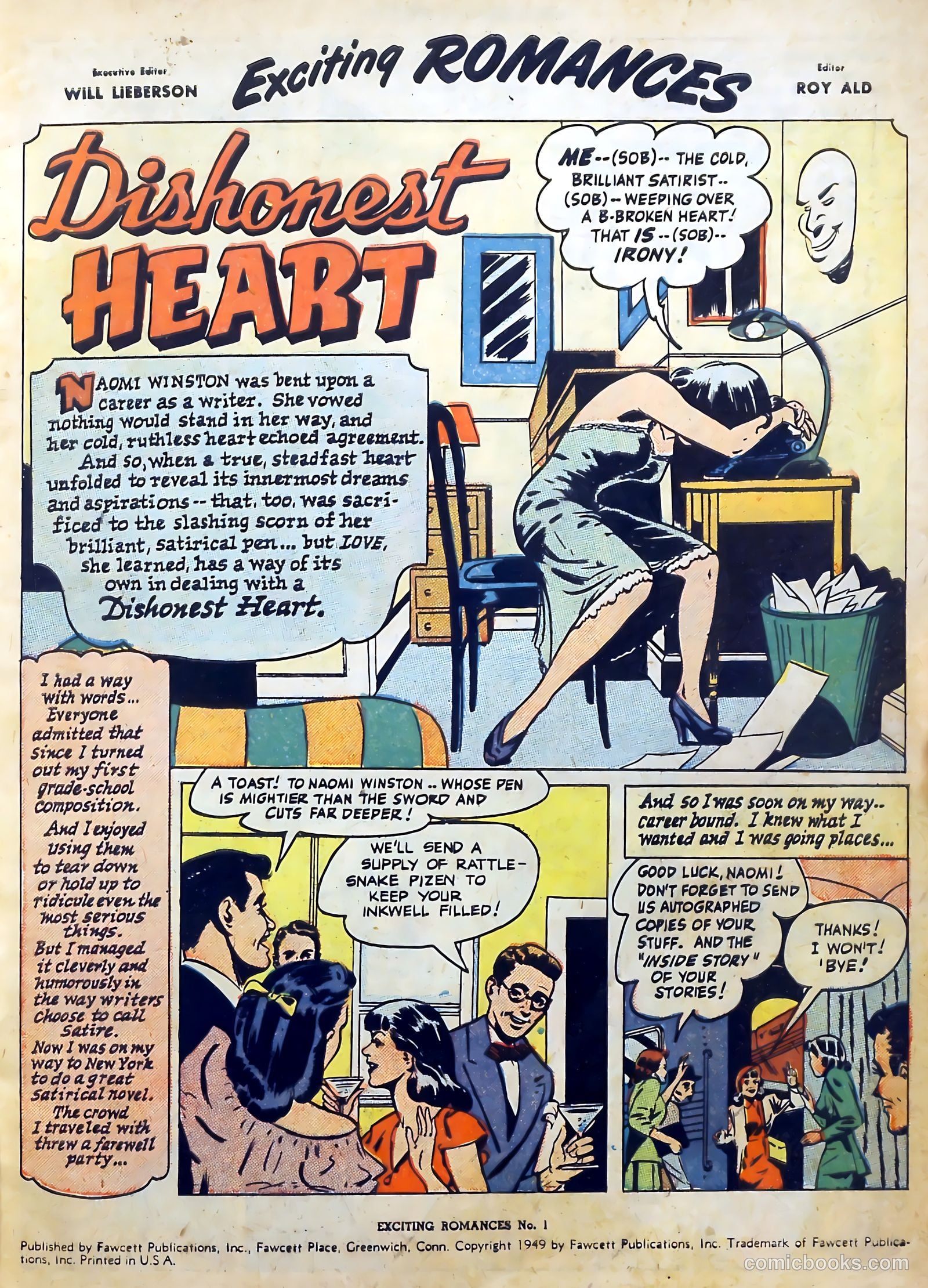 Exciting Romances #1 (1949) — page 3 of 36