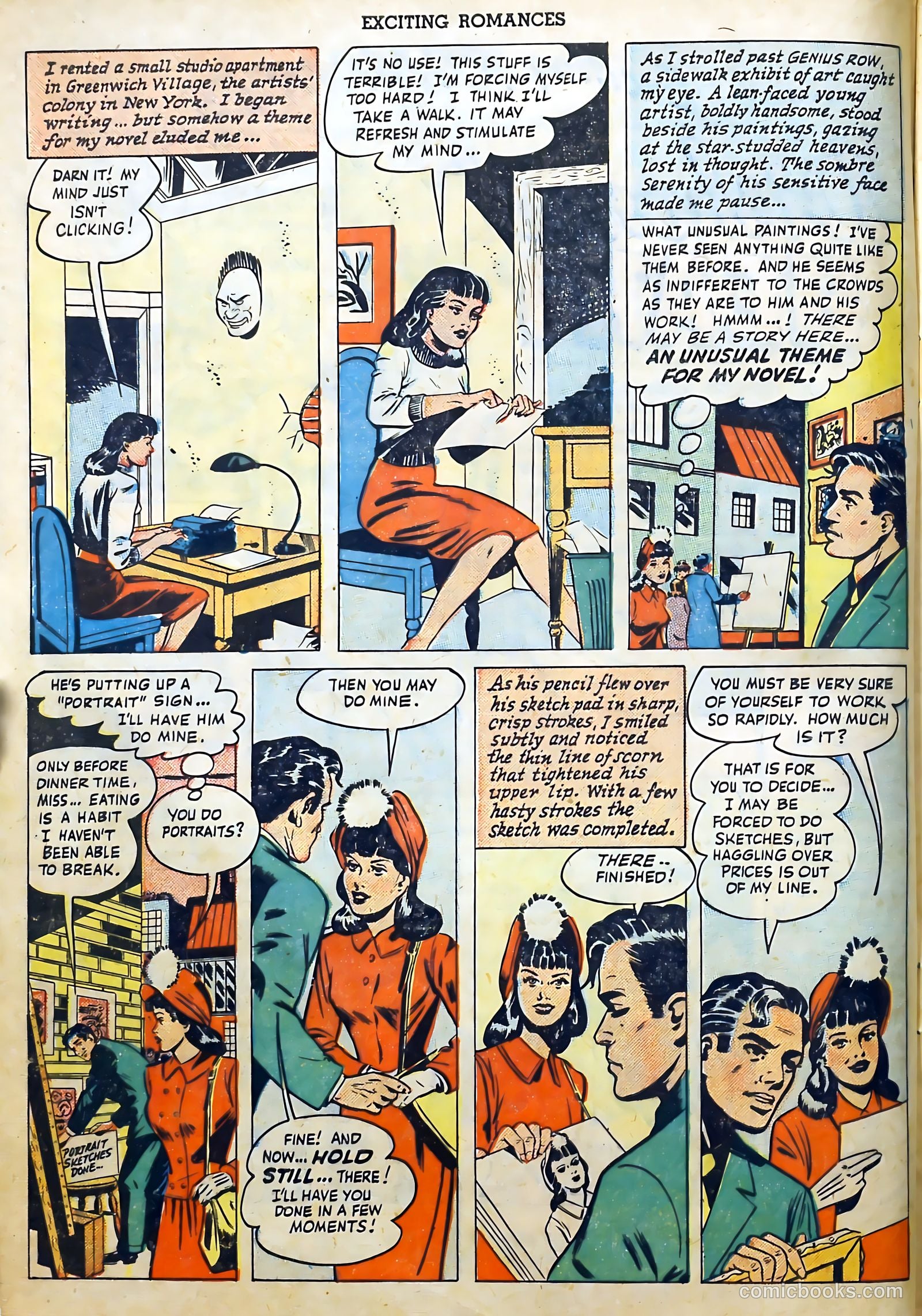 Exciting Romances #1 (1949) — page 4 of 36