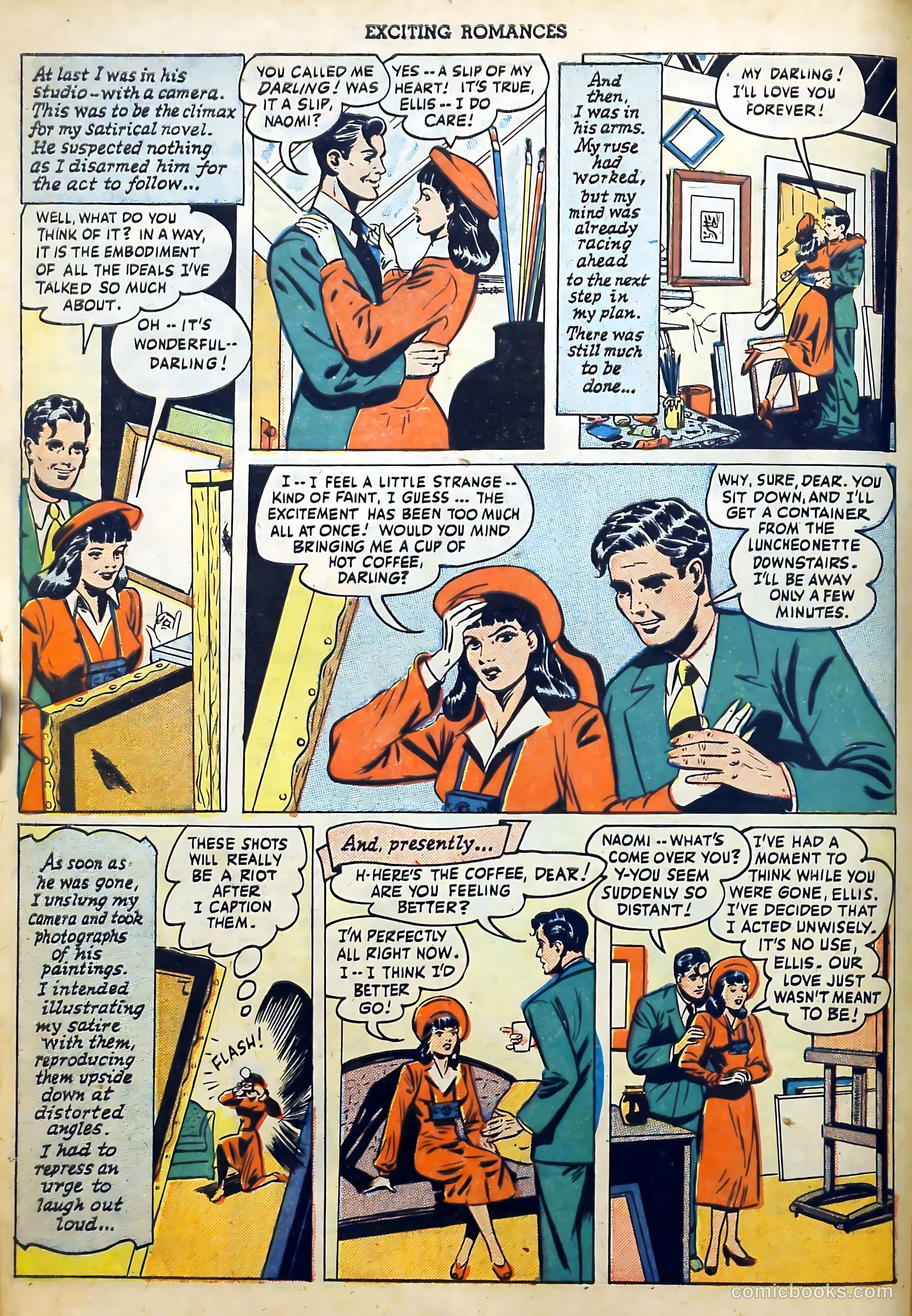 Exciting Romances #1 (1949) — page 10 of 36