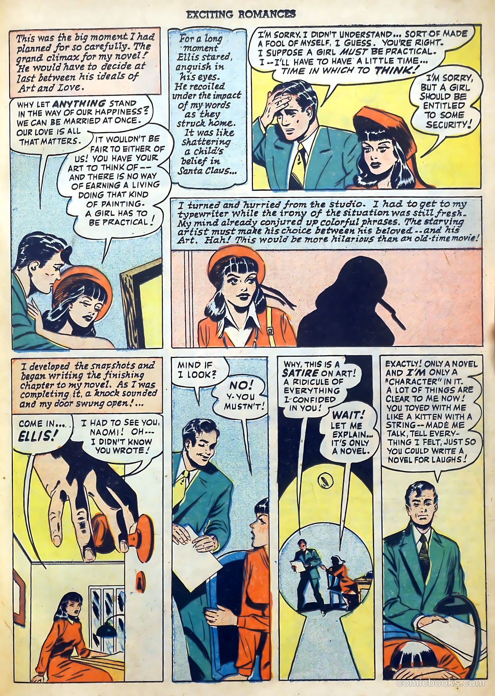 Exciting Romances #1 (1949) — page 11 of 36