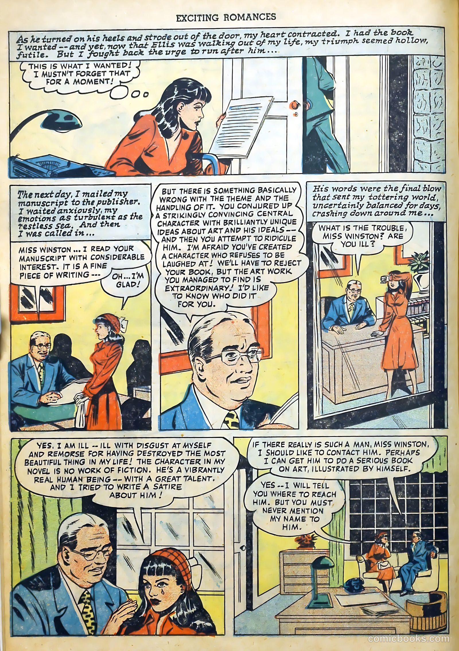 Exciting Romances #1 (1949) — page 12 of 36