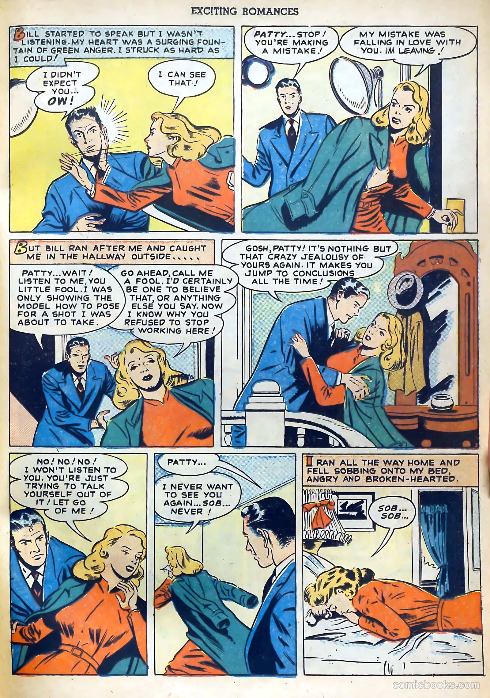 Exciting Romances #1 (1949) — page 15 of 36