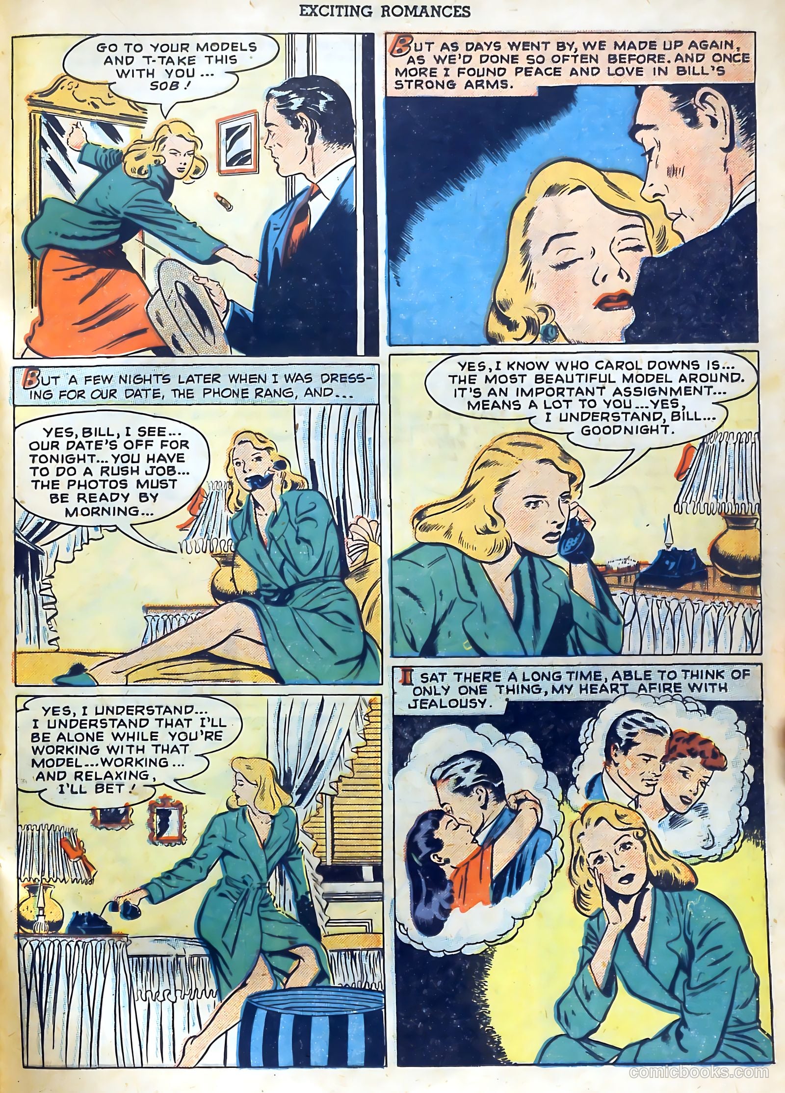 Exciting Romances #1 (1949) — page 17 of 36