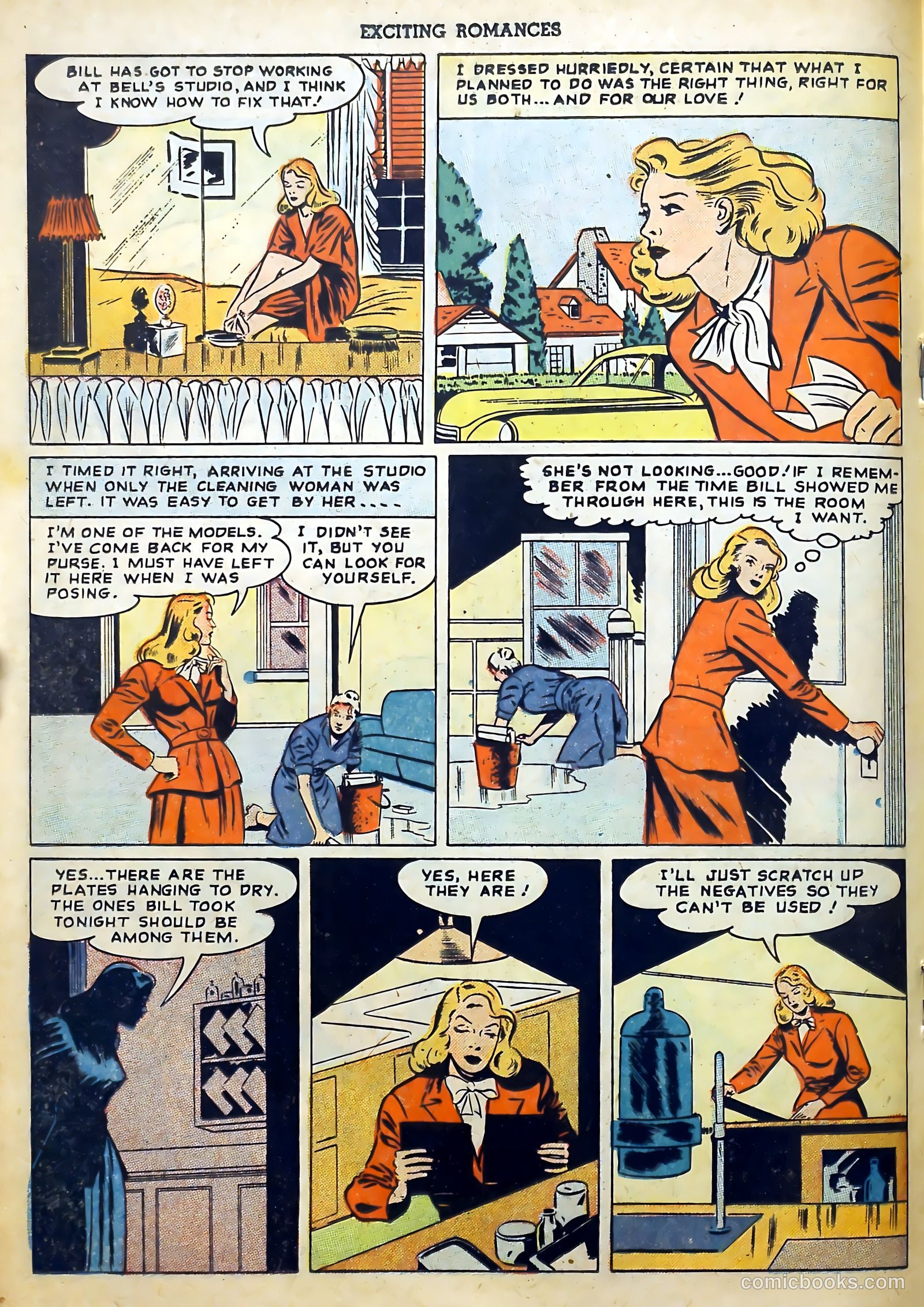 Exciting Romances #1 (1949) — page 18 of 36
