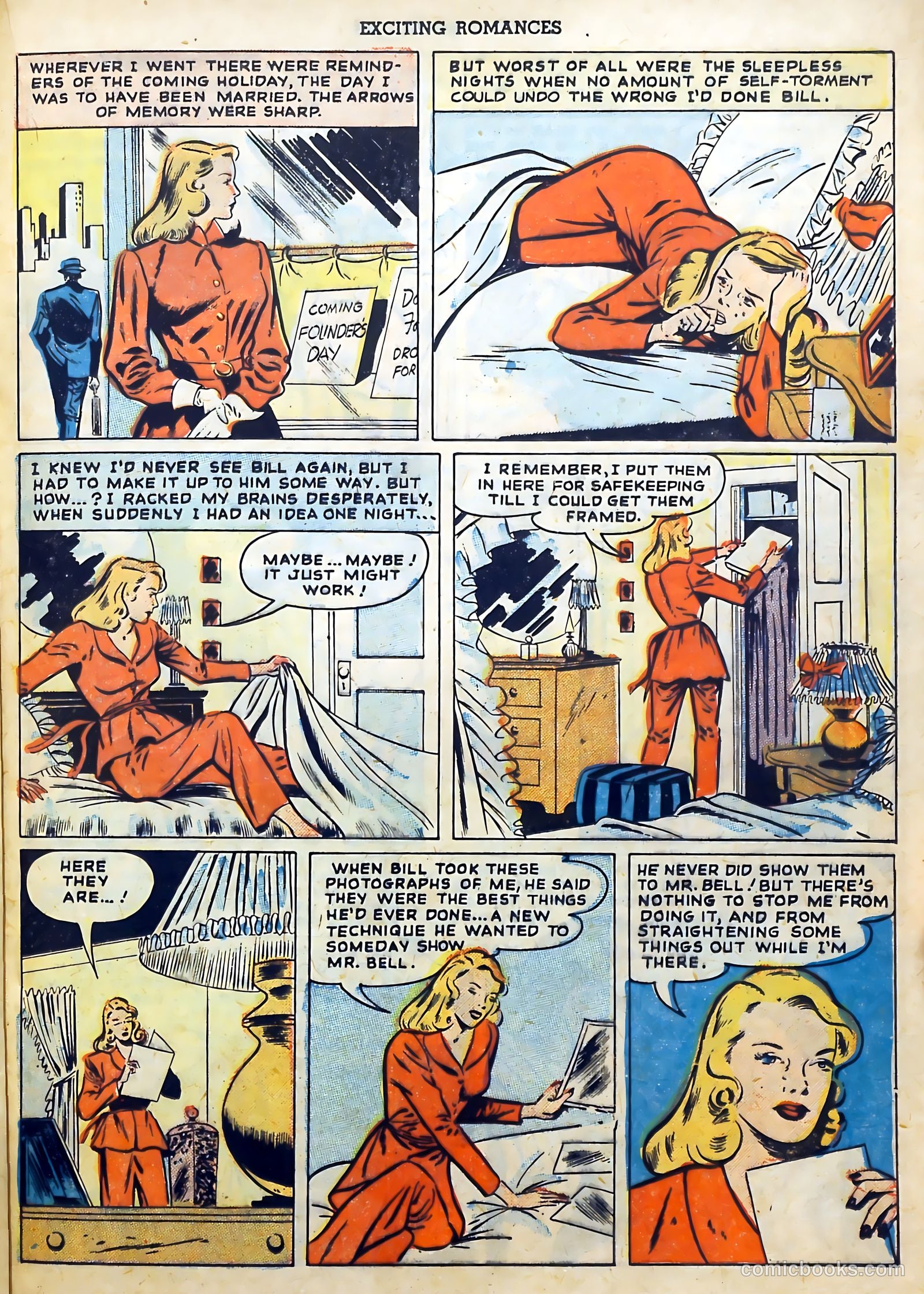 Exciting Romances #1 (1949) — page 21 of 36