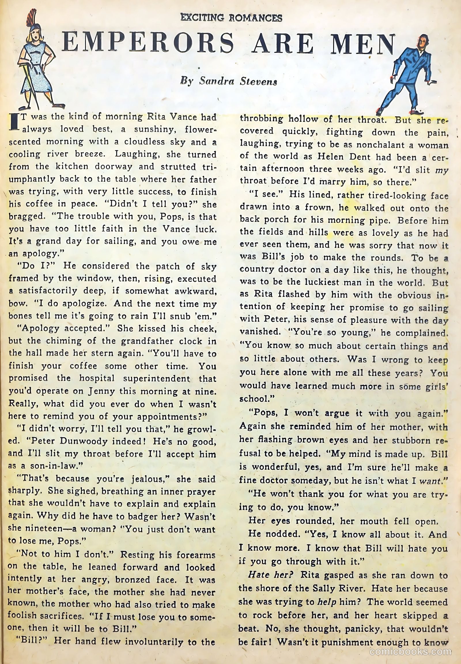 Exciting Romances #1 (1949) — page 23 of 36