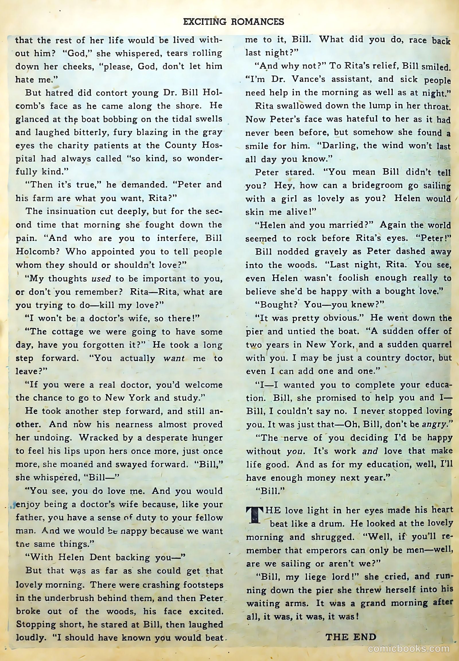 Exciting Romances #1 (1949) — page 24 of 36
