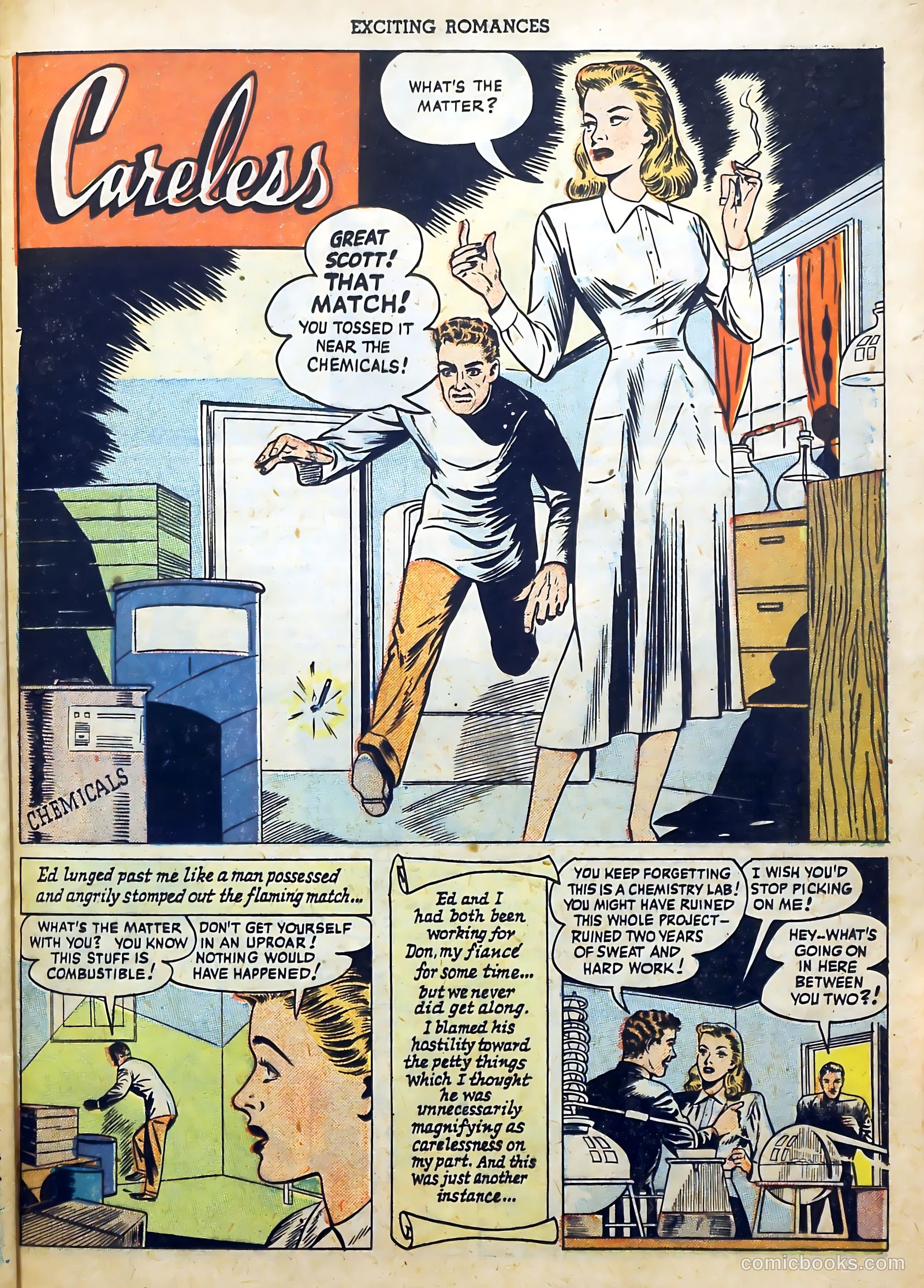 Exciting Romances #1 (1949) — page 25 of 36