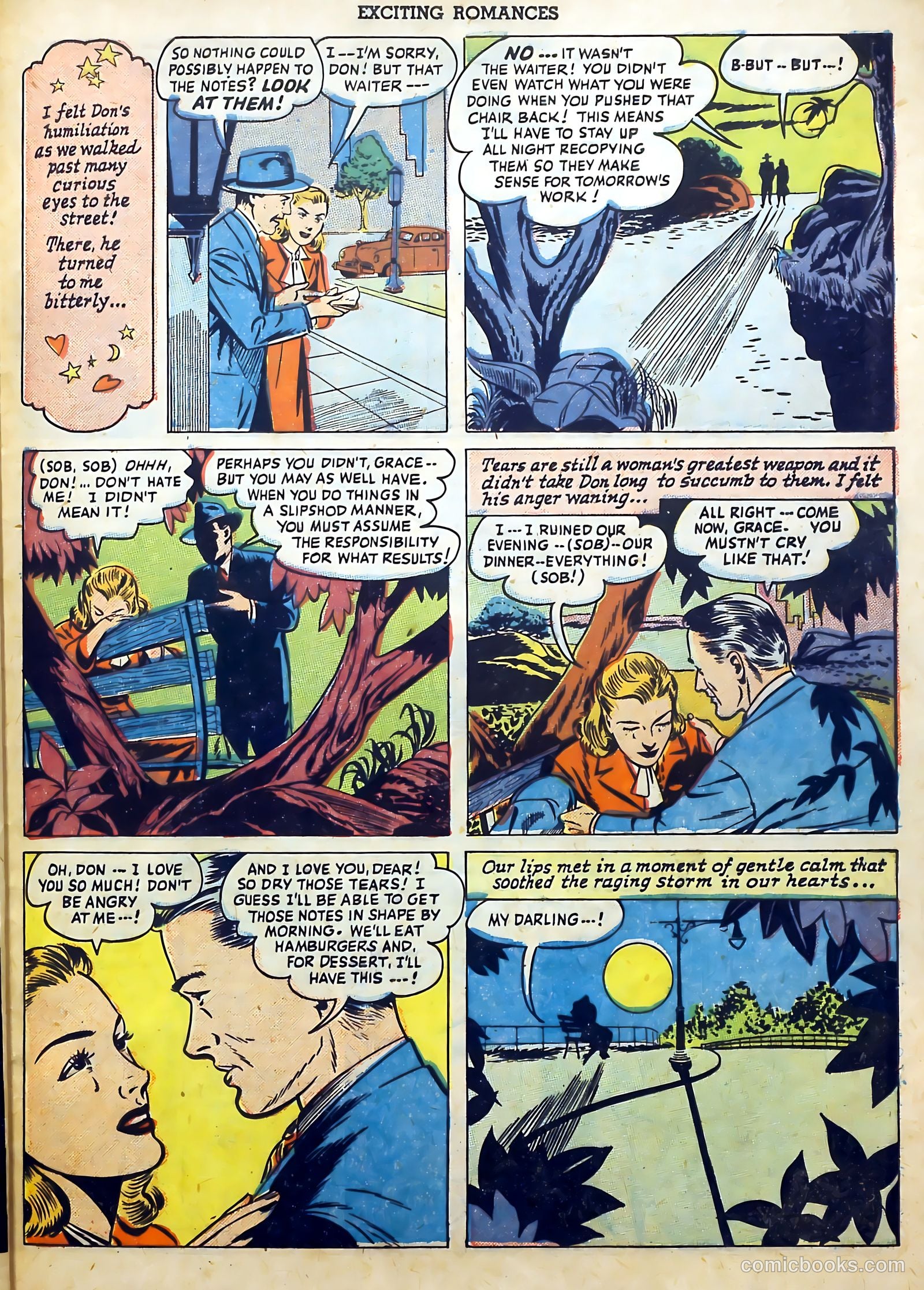Exciting Romances #1 (1949) — page 29 of 36