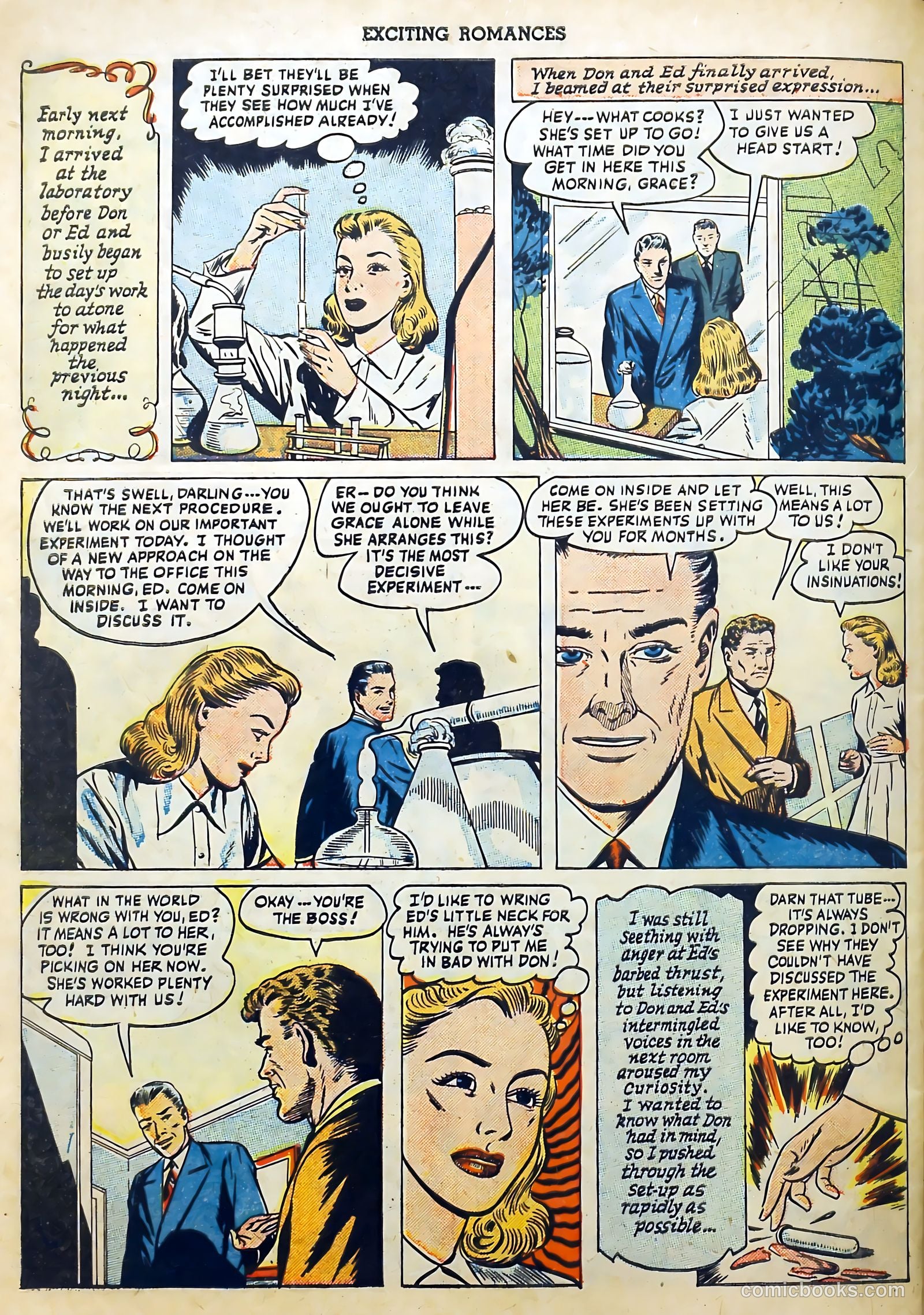 Exciting Romances #1 (1949) — page 30 of 36