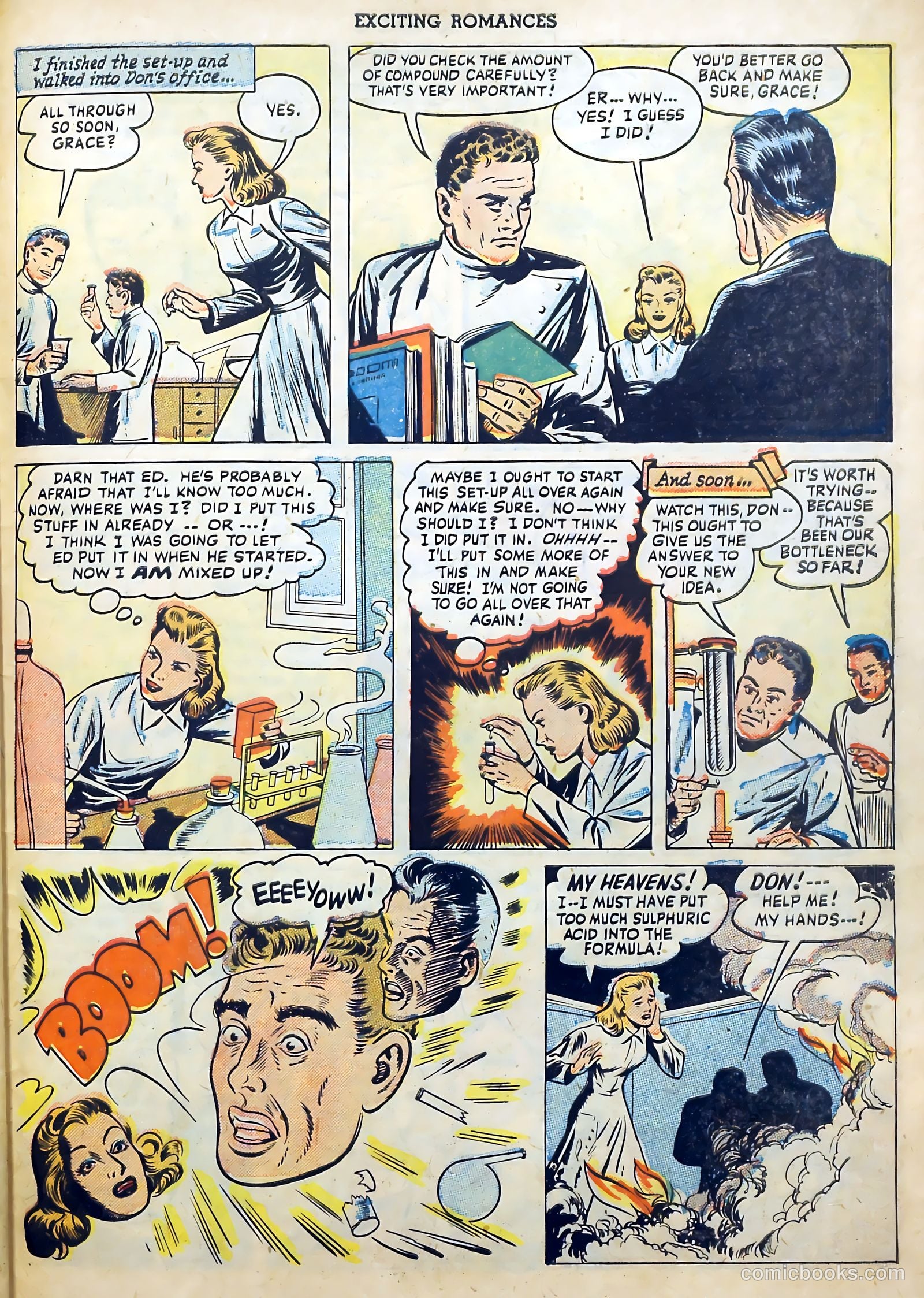 Exciting Romances #1 (1949) — page 31 of 36