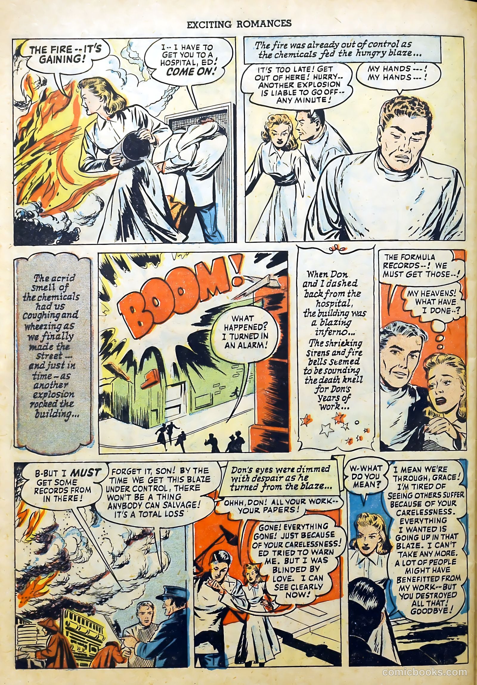 Exciting Romances #1 (1949) — page 32 of 36